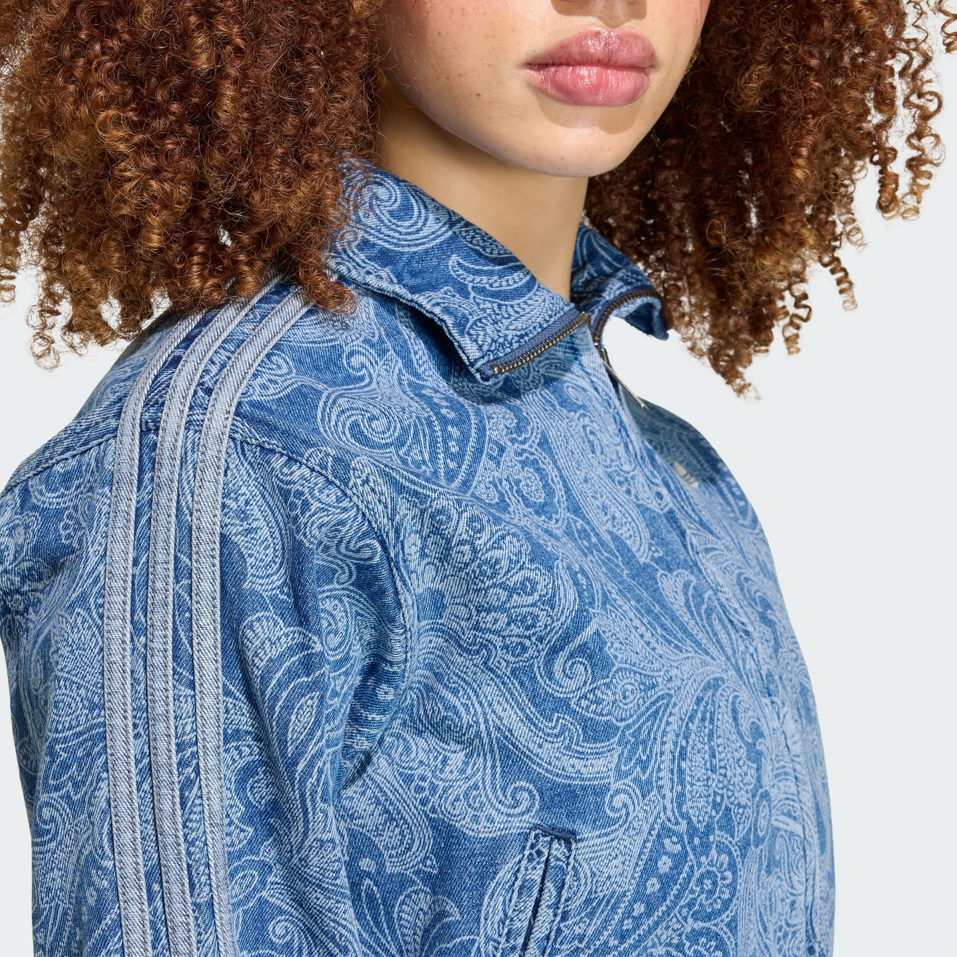 ADIDAS ORIGINALS, Adidas Originals Adidas Liberty London Firebird Denim Tr&auml;ningsjacka