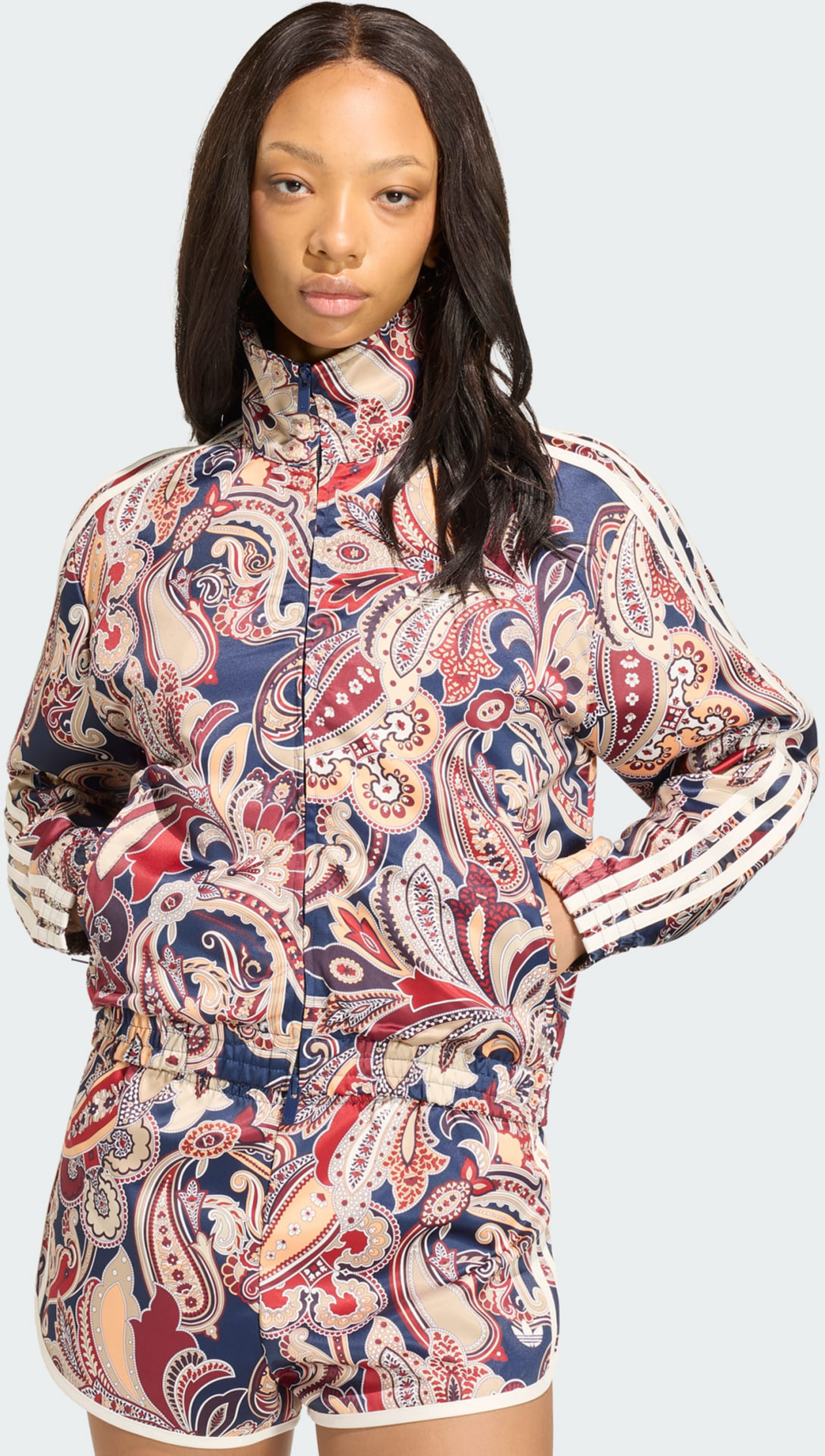ADIDAS ORIGINALS, Adidas Originals Adidas Liberty London Firebird Satin Tr&auml;ningsjacka