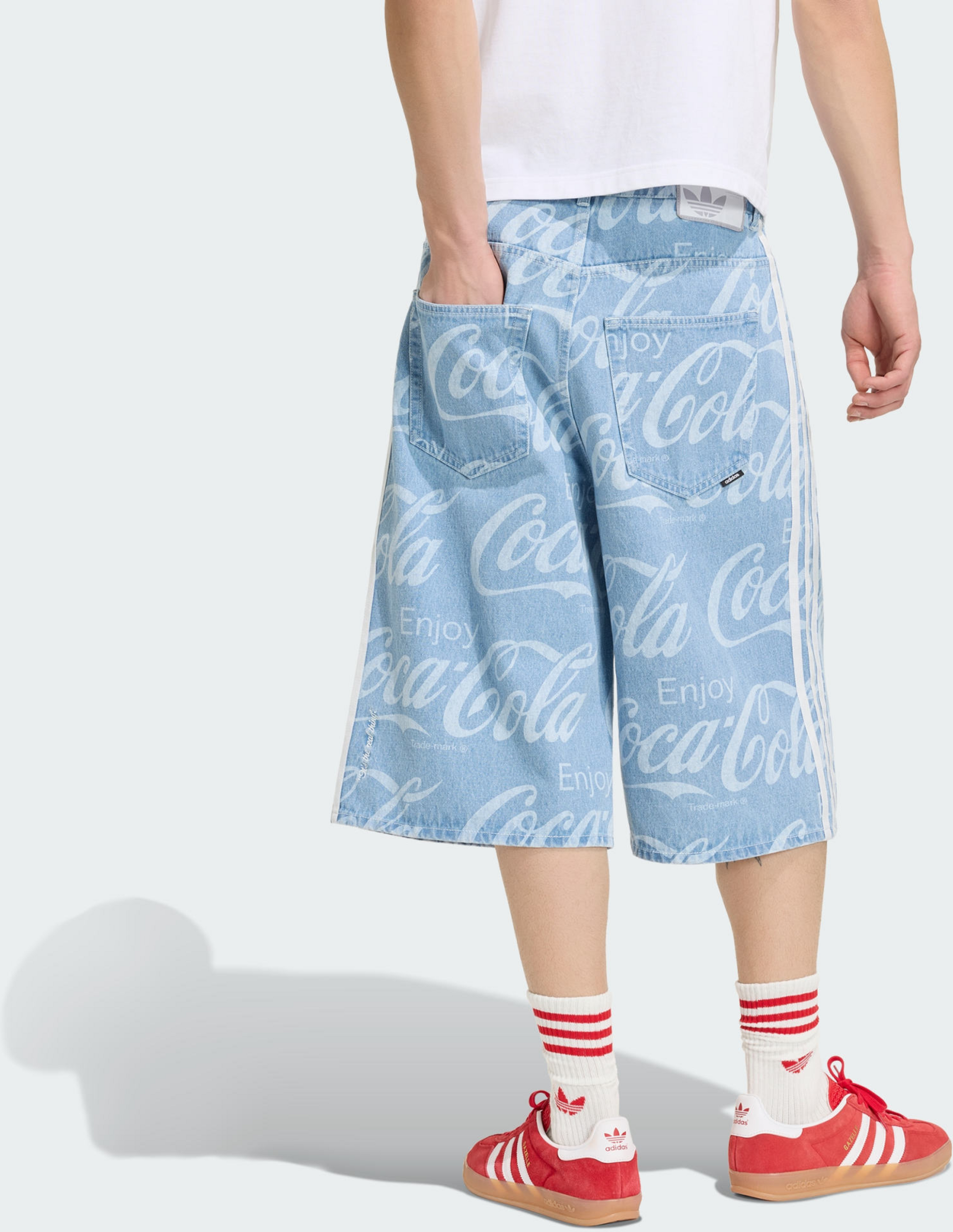 ADIDAS ORIGINALS, Adidas Originals Adidas X Coca-cola Classic Sport Jeansshorts