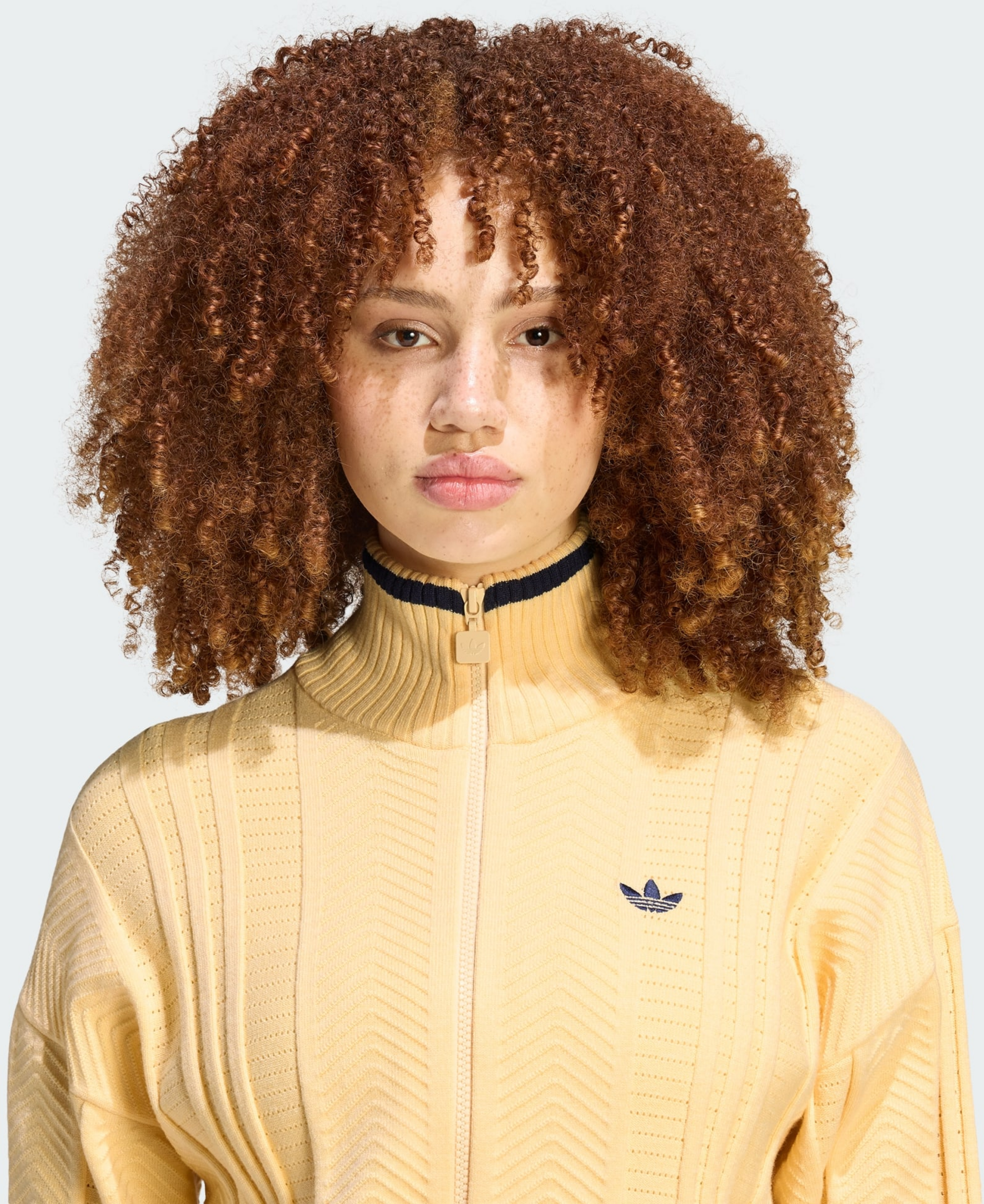 ADIDAS ORIGINALS, Adidas Originals Cable Knit Firebird Tr&auml;ningsjacka