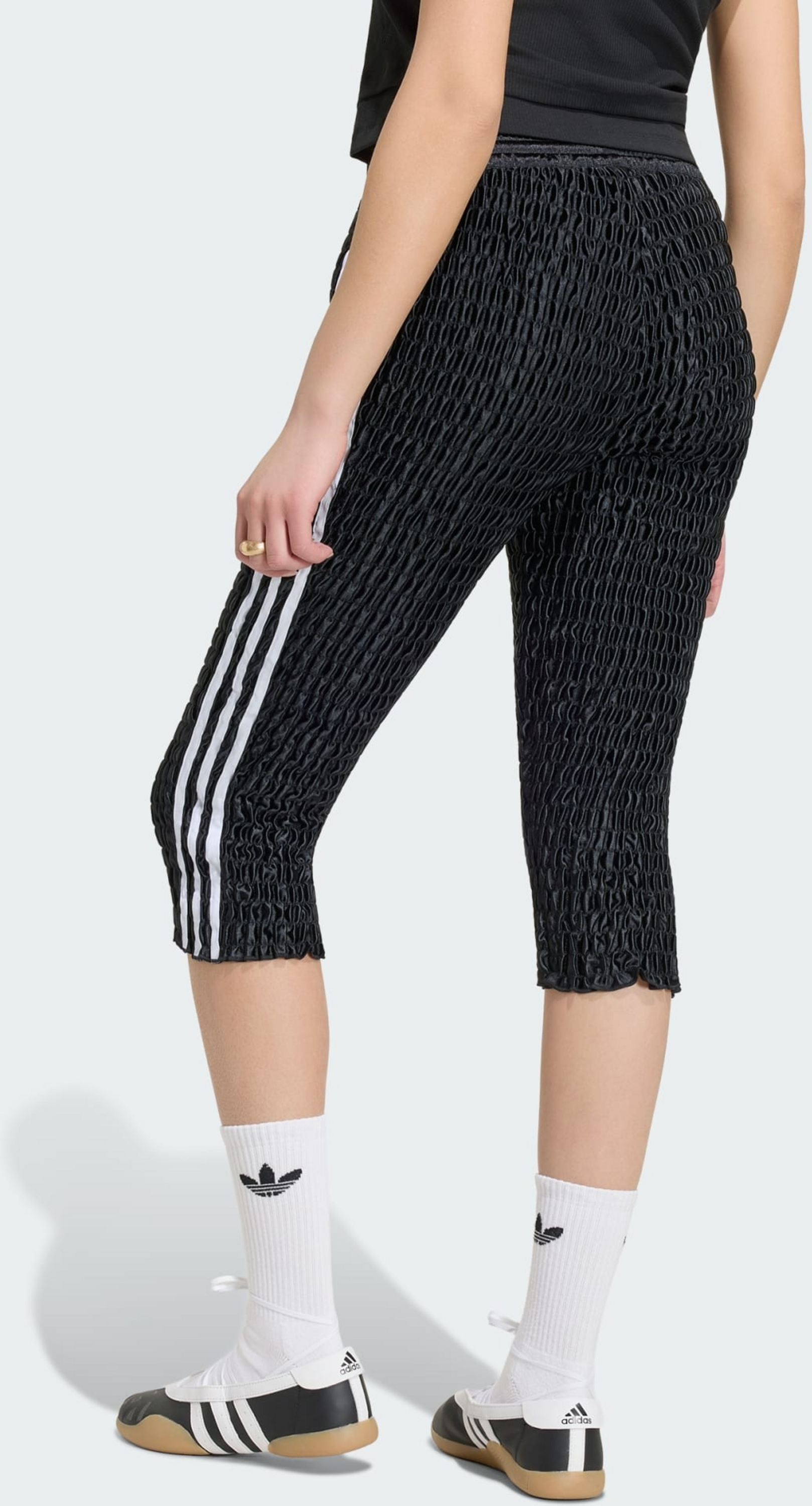 ADIDAS ORIGINALS, Adidas Originals Capri Ruched Tights