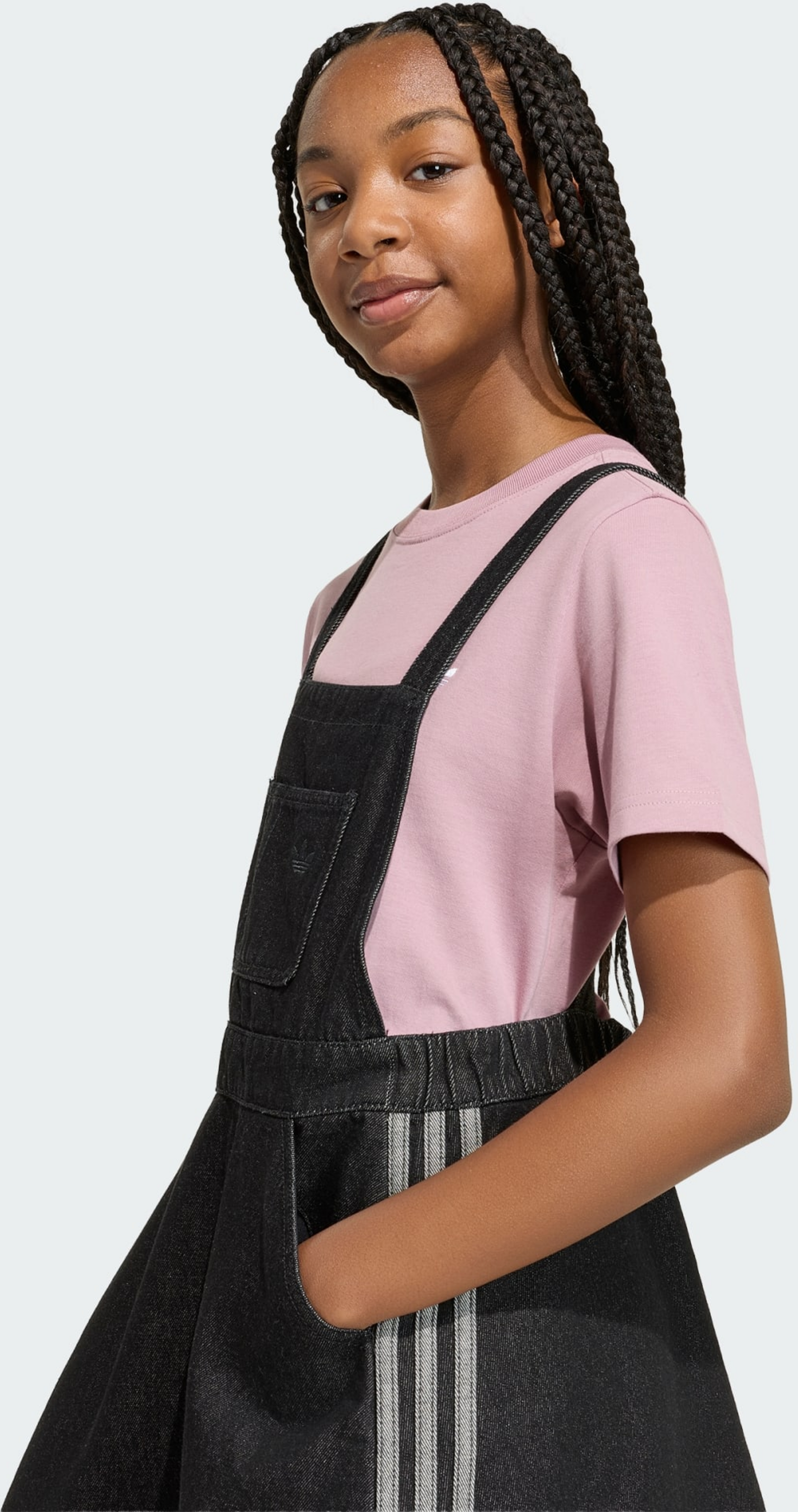 ADIDAS ORIGINALS, Adidas Originals Debim Dungarees Kl&auml;nning