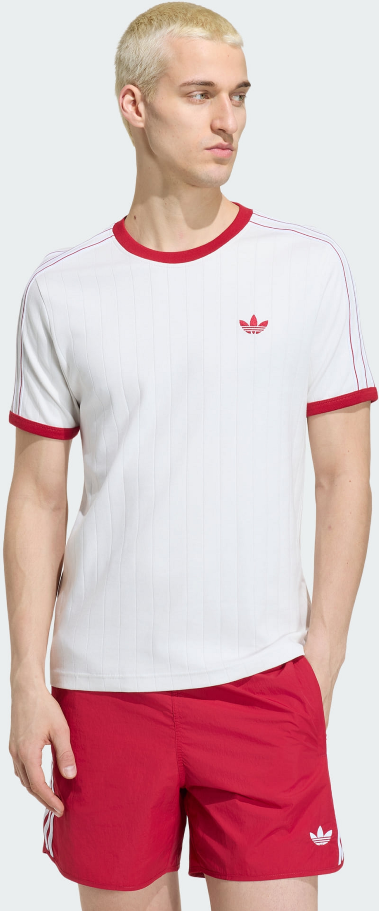 ADIDAS ORIGINALS, Adidas Originals Drop Needle 3-stripes T-shirt