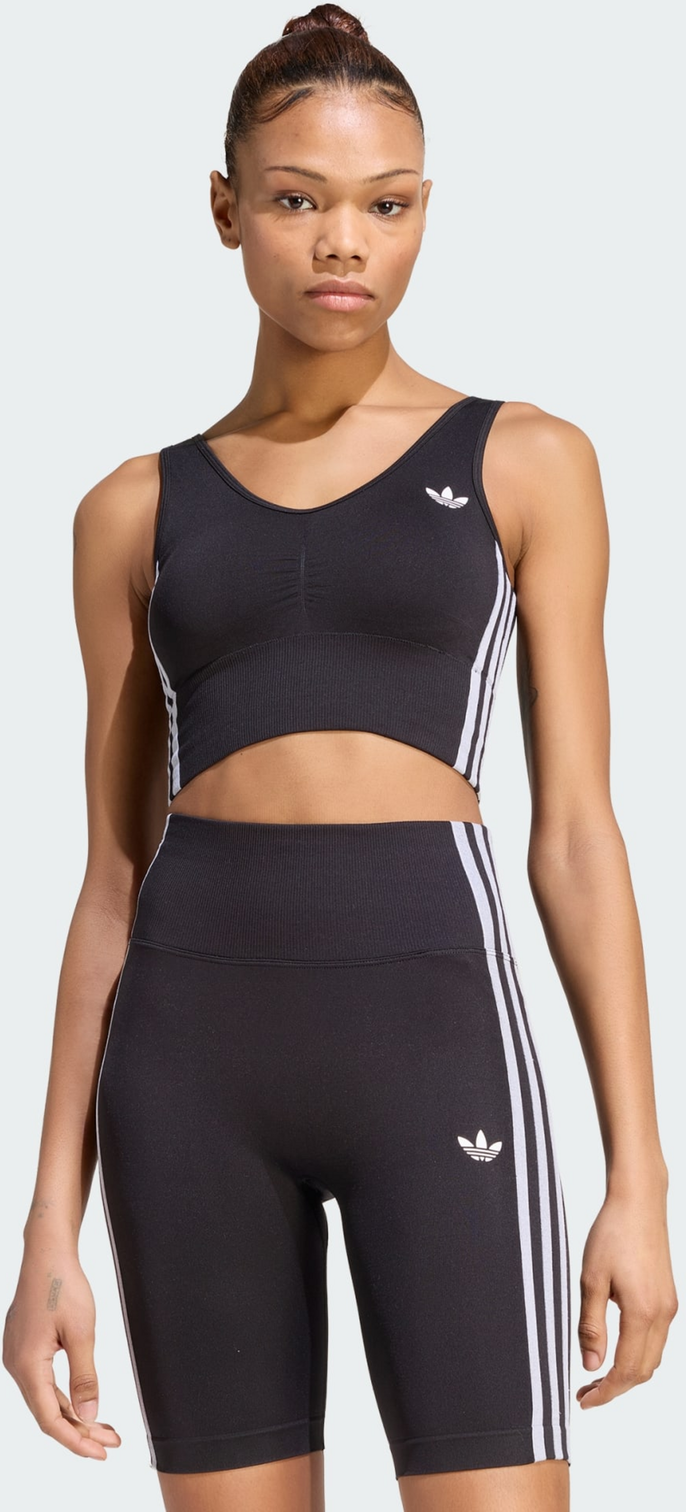 ADIDAS ORIGINALS, Adidas Originals Essentials 3-stripes Seamless Bh-topp