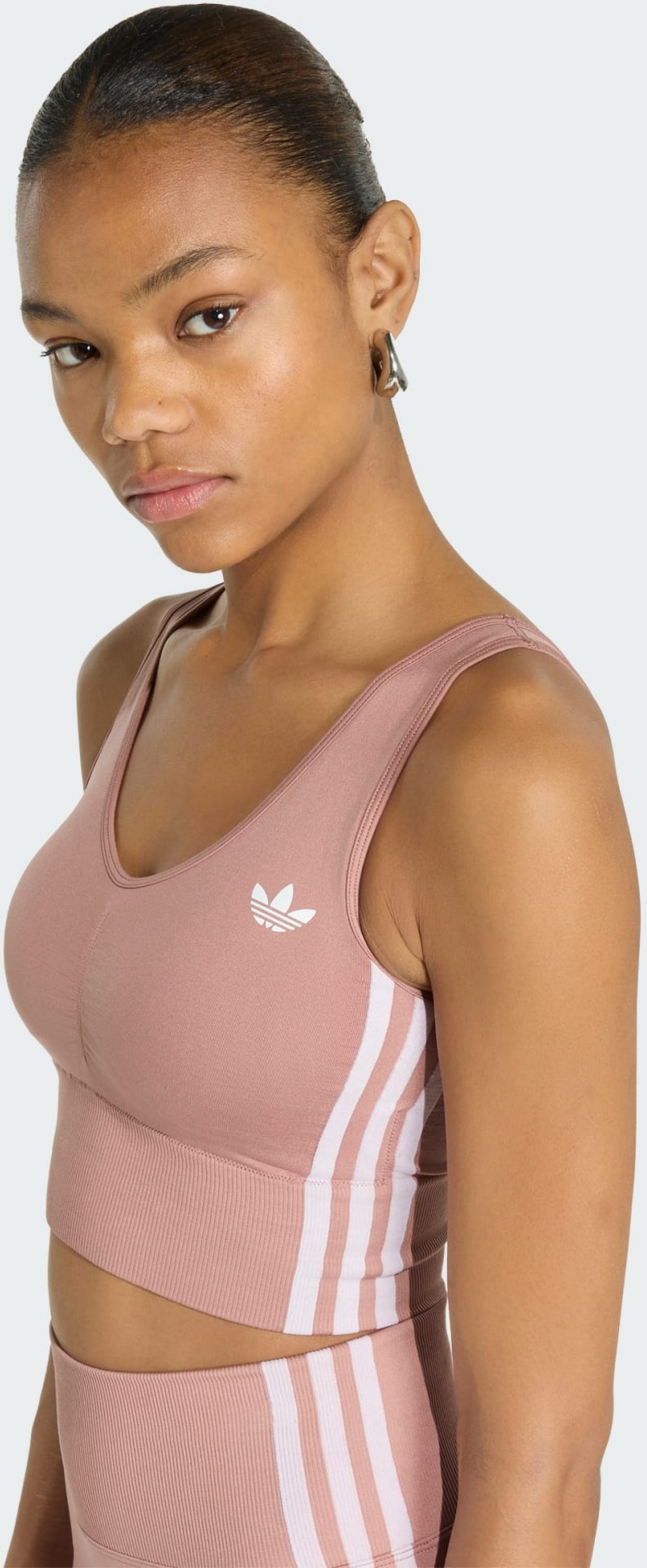 ADIDAS ORIGINALS, Adidas Originals Essentials 3-stripes Seamless Bh-topp