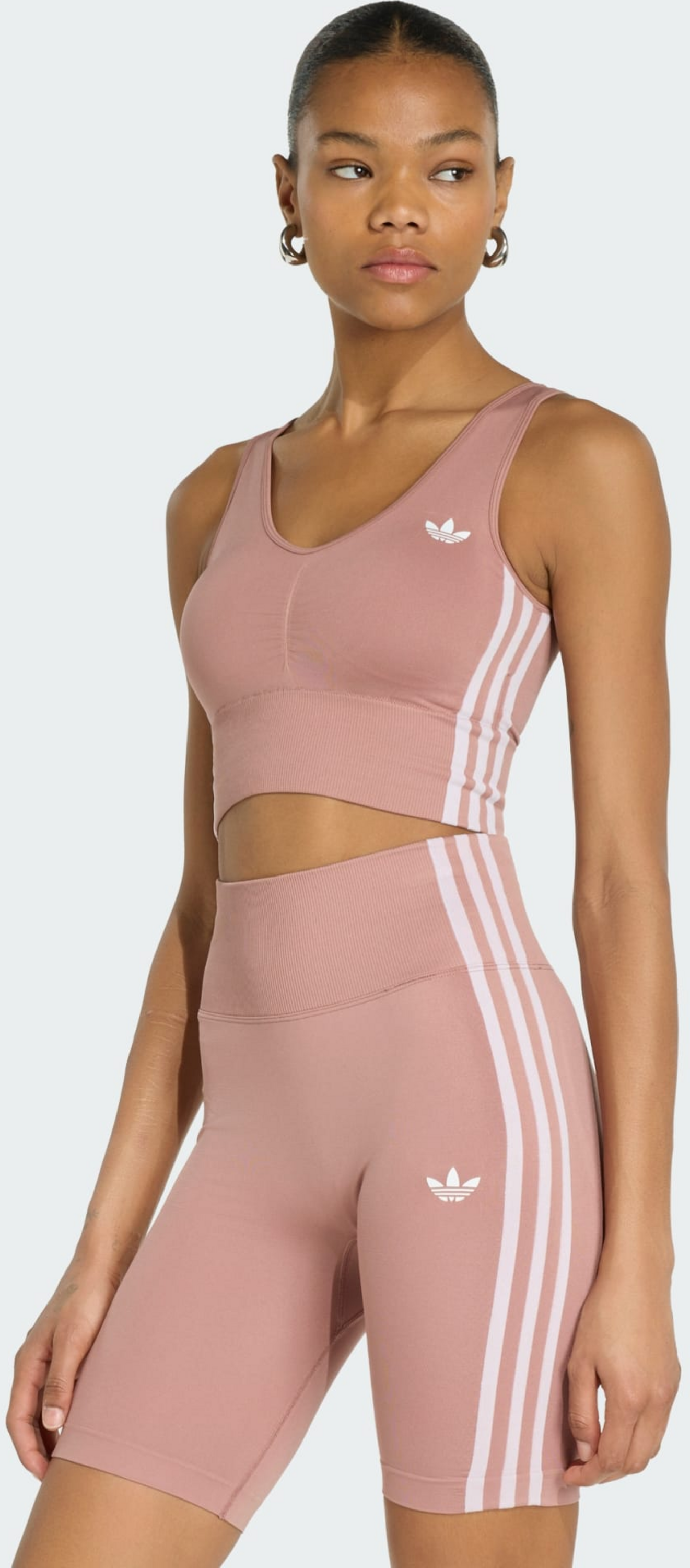 ADIDAS ORIGINALS, Adidas Originals Essentials 3-stripes Seamless Bh-topp