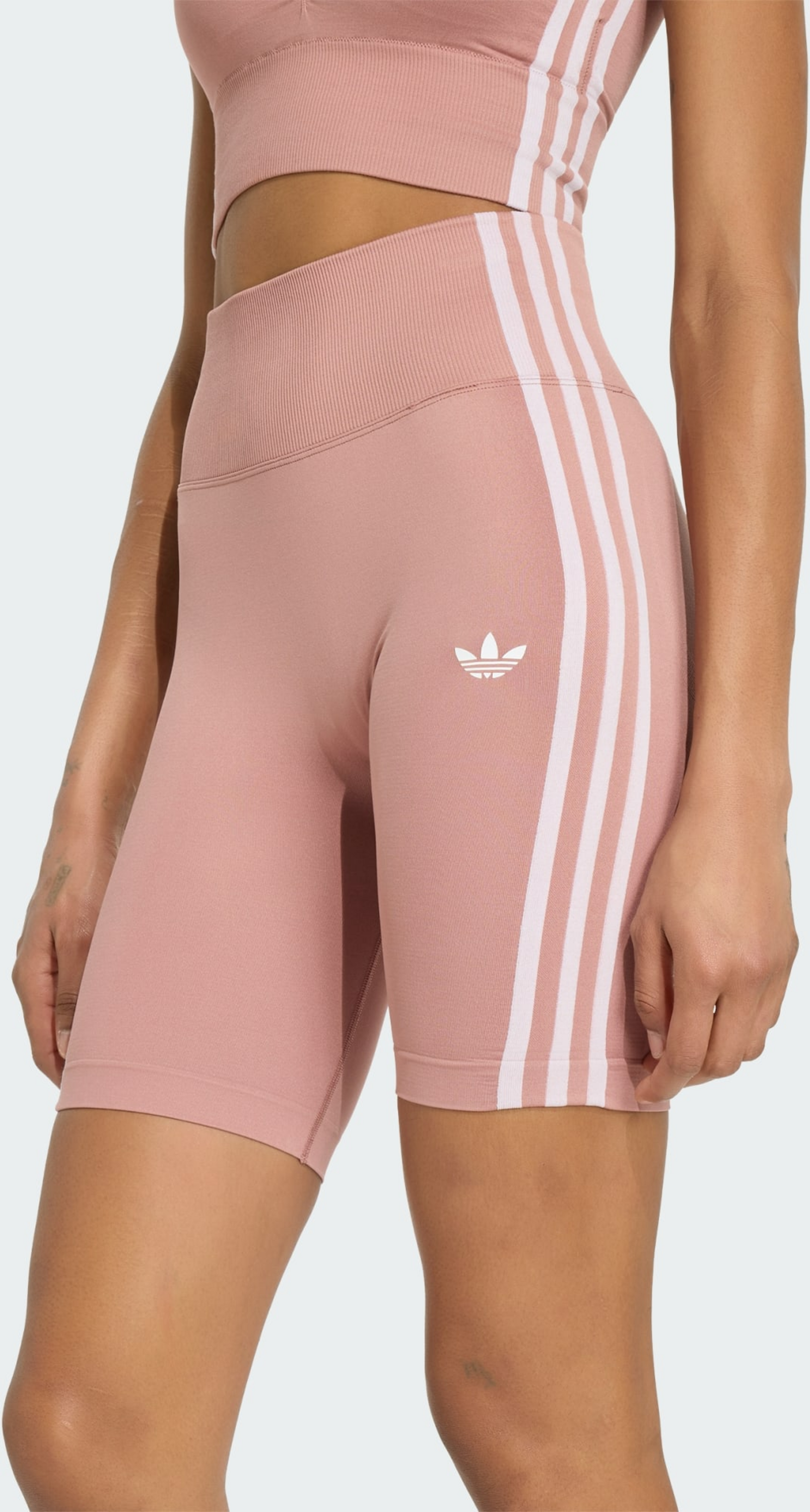 ADIDAS ORIGINALS, Adidas Originals Essentials 3-stripes Seamless Shorts 5 Inch