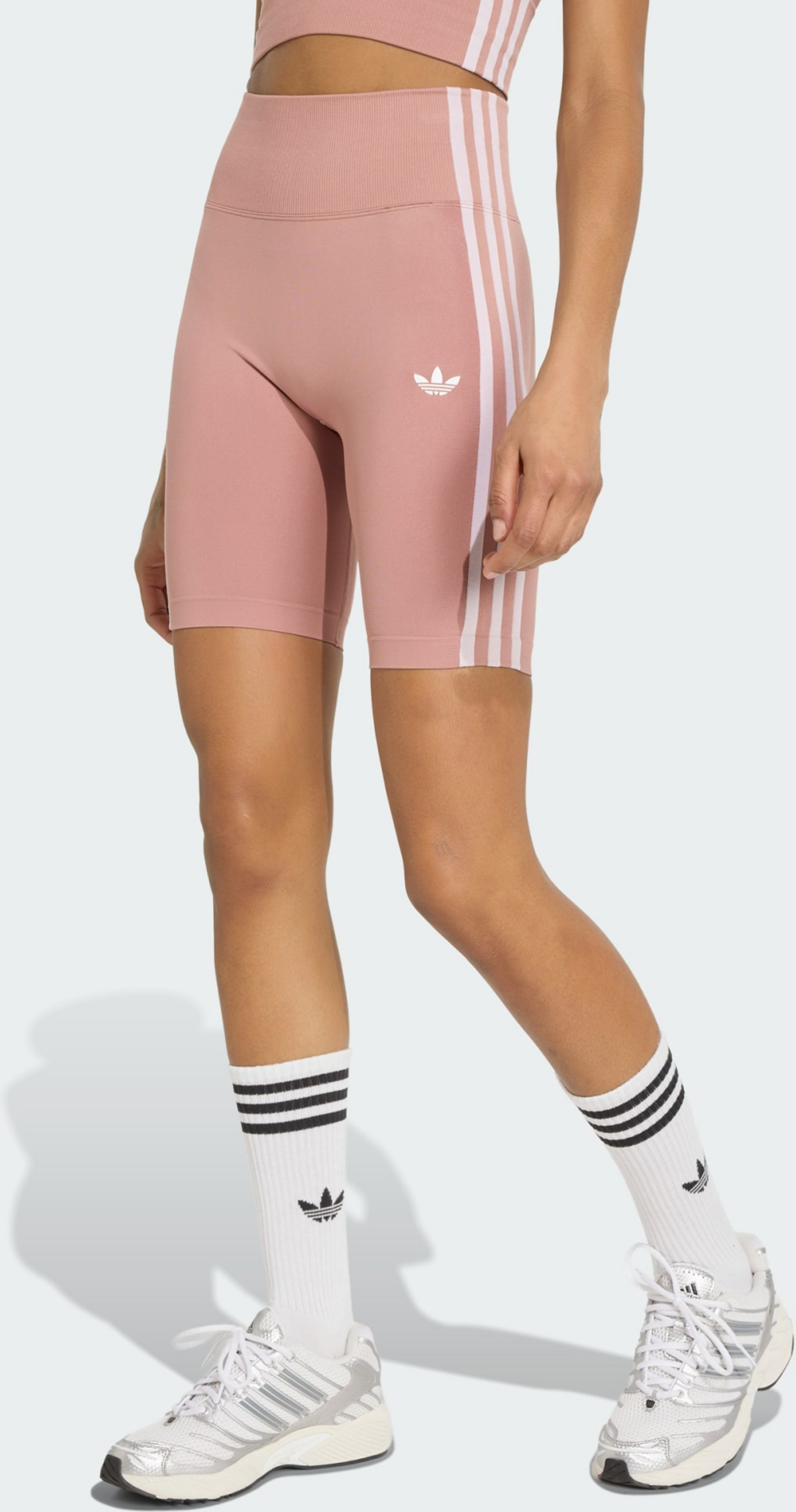 ADIDAS ORIGINALS, Adidas Originals Essentials 3-stripes Seamless Shorts 5 Inch