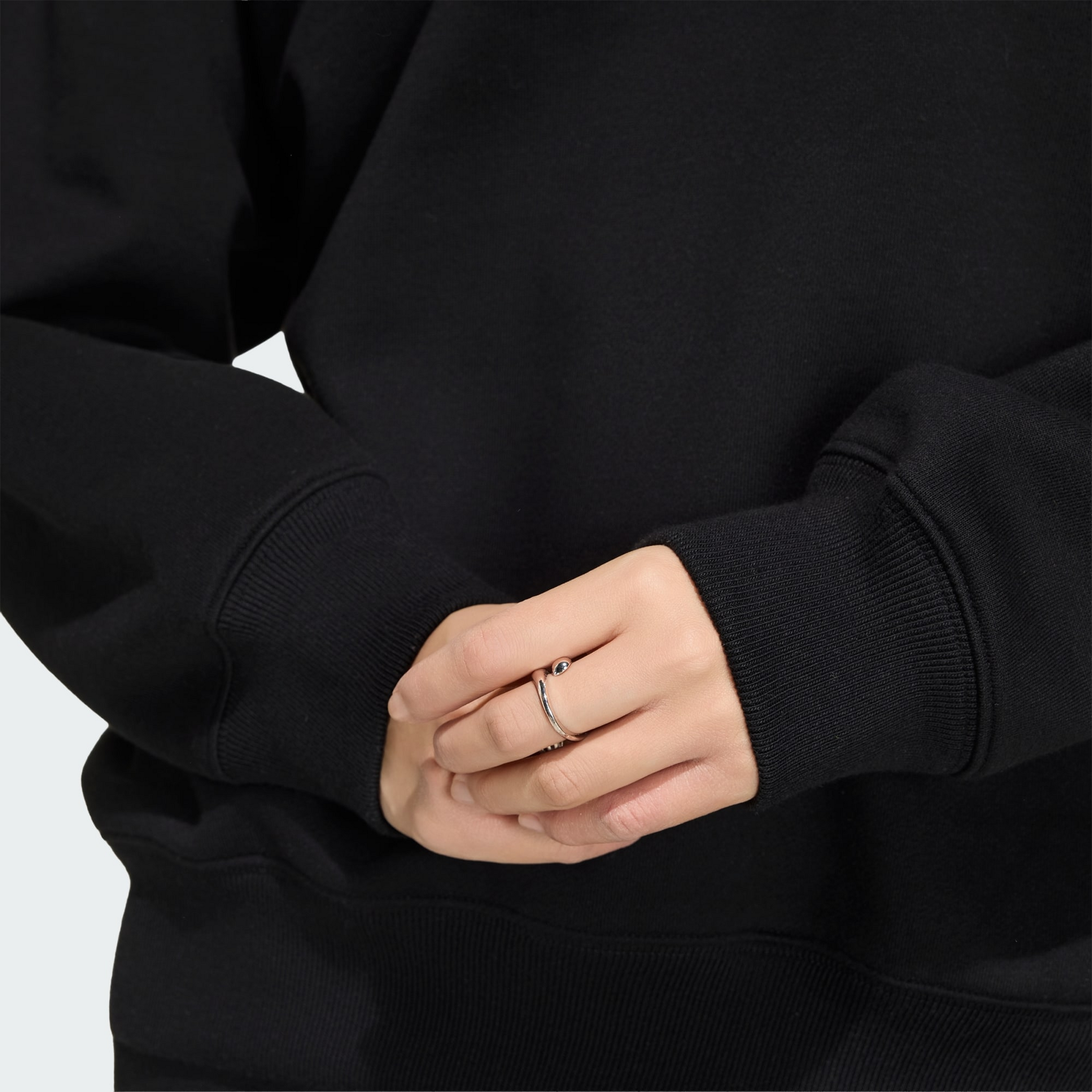 ADIDAS ORIGINALS, Adidas Originals Essentials Crew Long Fleece Os Sweatshirt