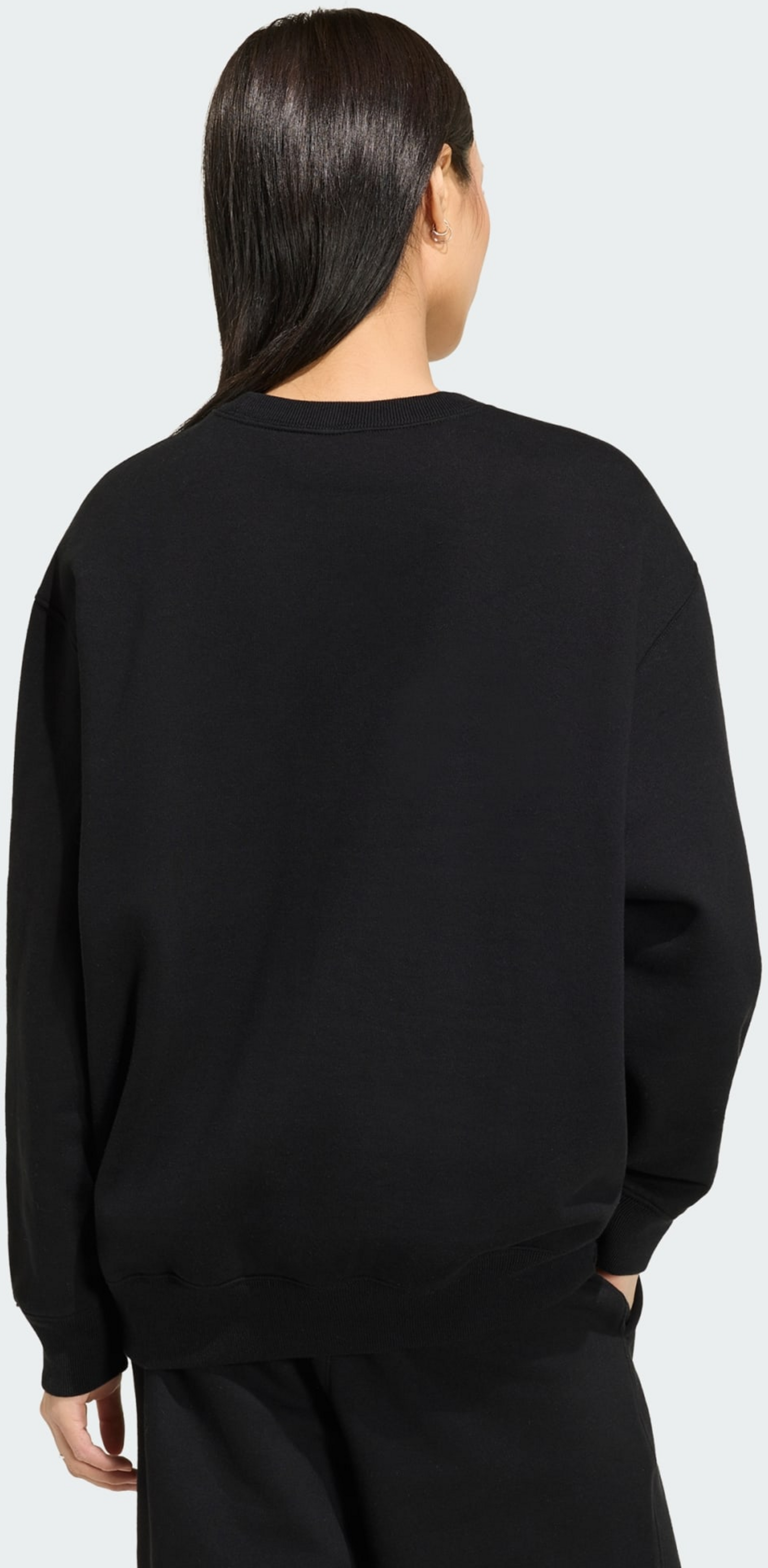 ADIDAS ORIGINALS, Adidas Originals Essentials Crew Long Fleece Os Sweatshirt