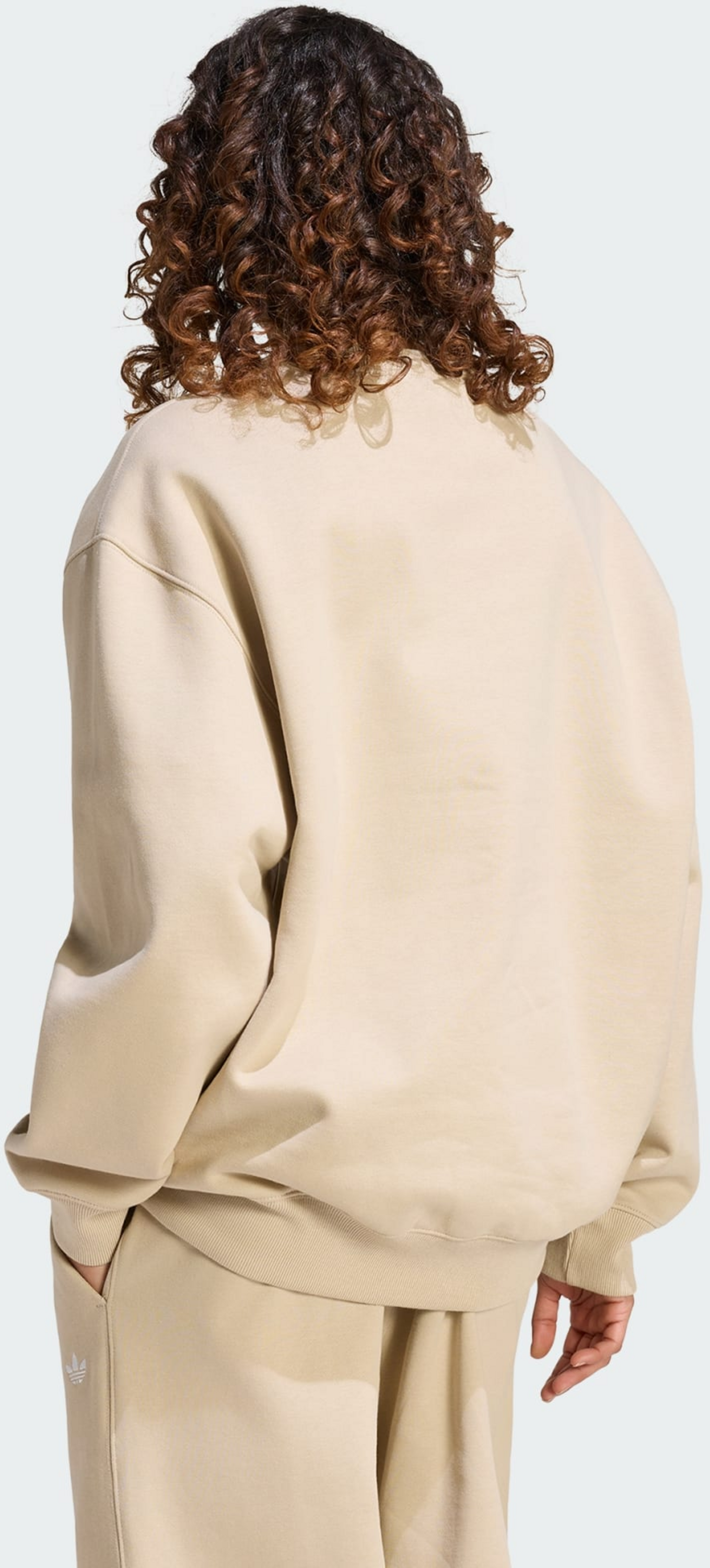 ADIDAS ORIGINALS, Adidas Originals Essentials Crew Long Fleece Os Sweatshirt