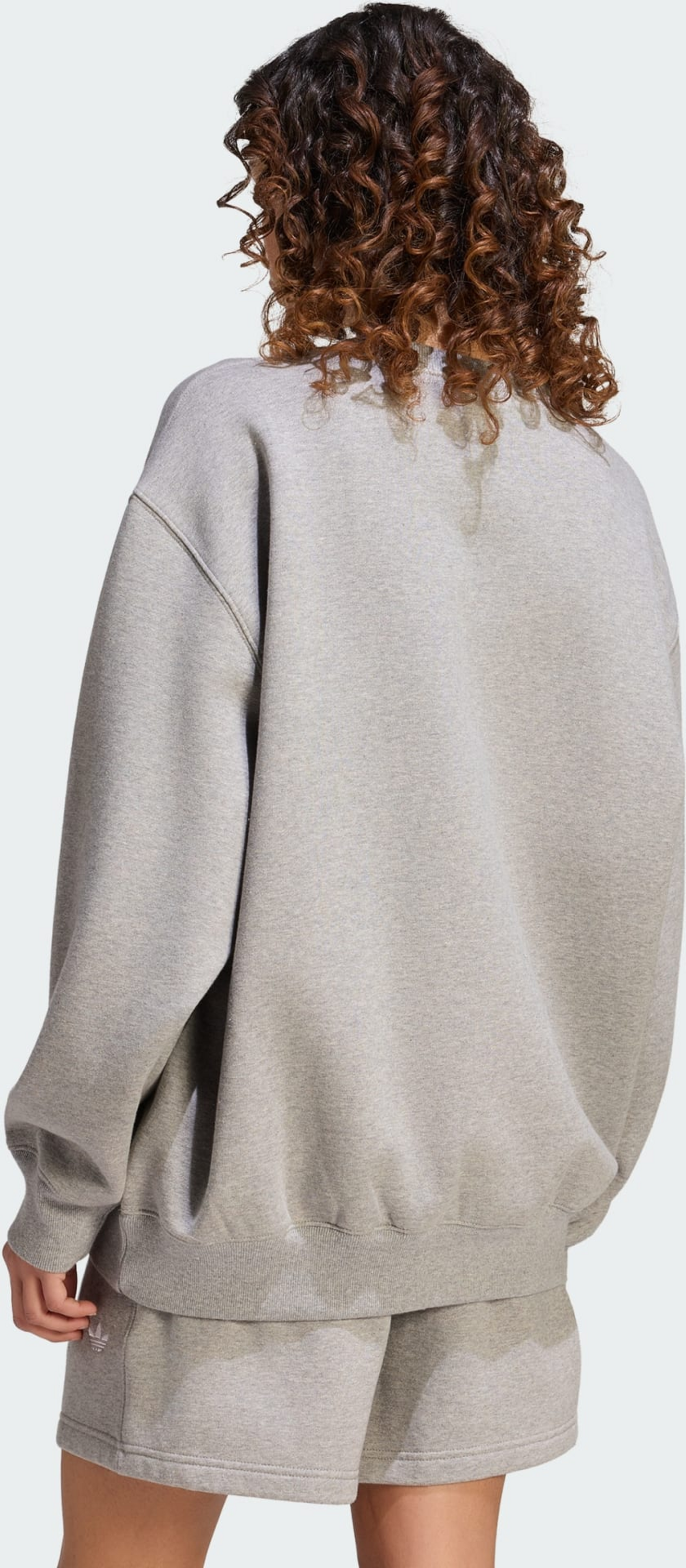 ADIDAS ORIGINALS, Adidas Originals Essentials Crew Long Fleece Os Sweatshirt