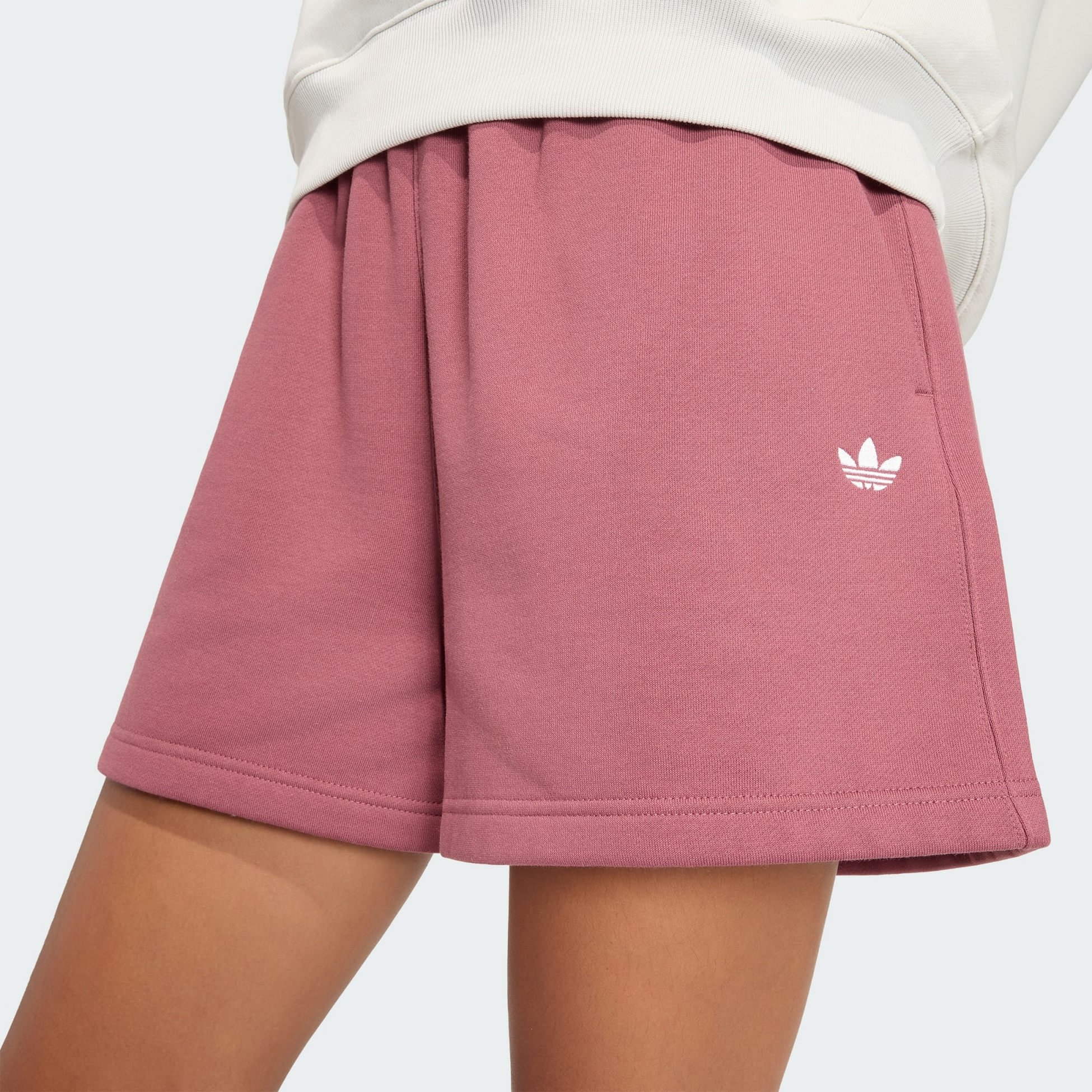 ADIDAS ORIGINALS, Adidas Originals Essentials Fleece Shorts Med L&ouml;s Passform