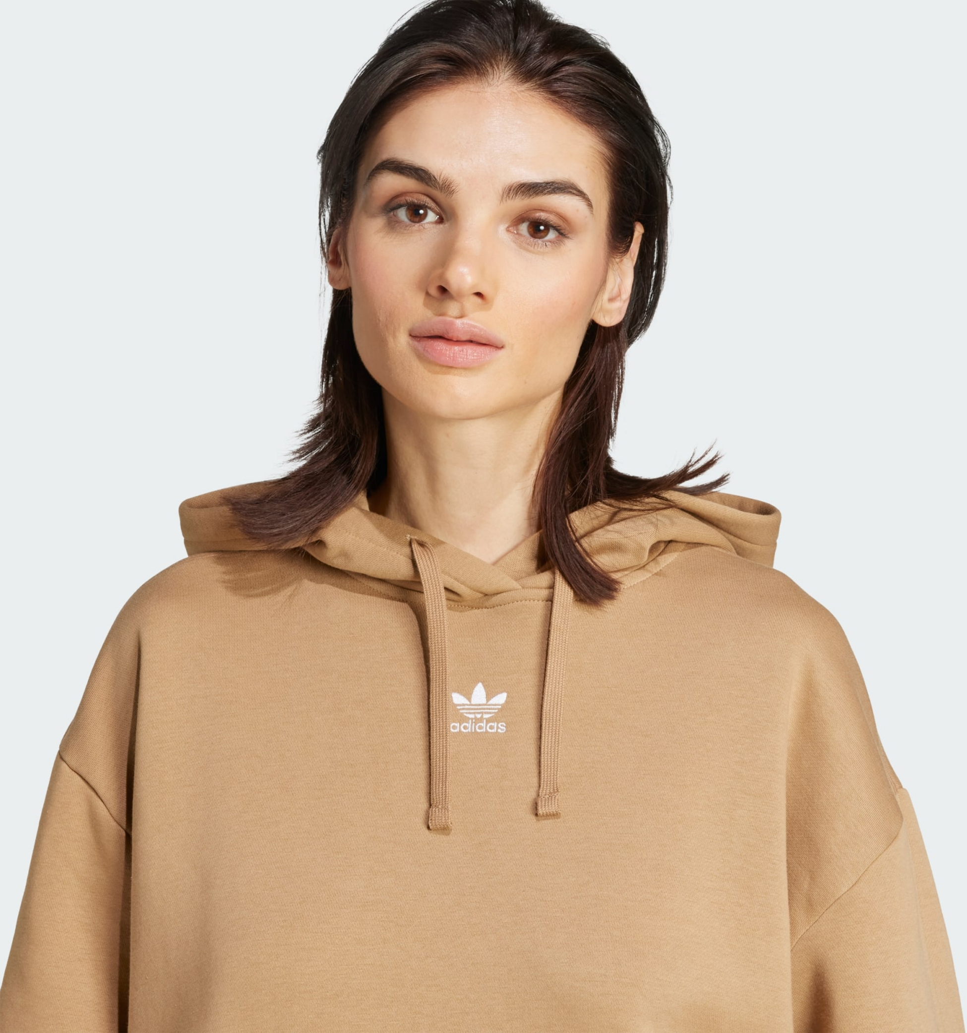 ADIDAS ORIGINALS, Adidas Originals Essentials Oversized Fleece Hoodie
