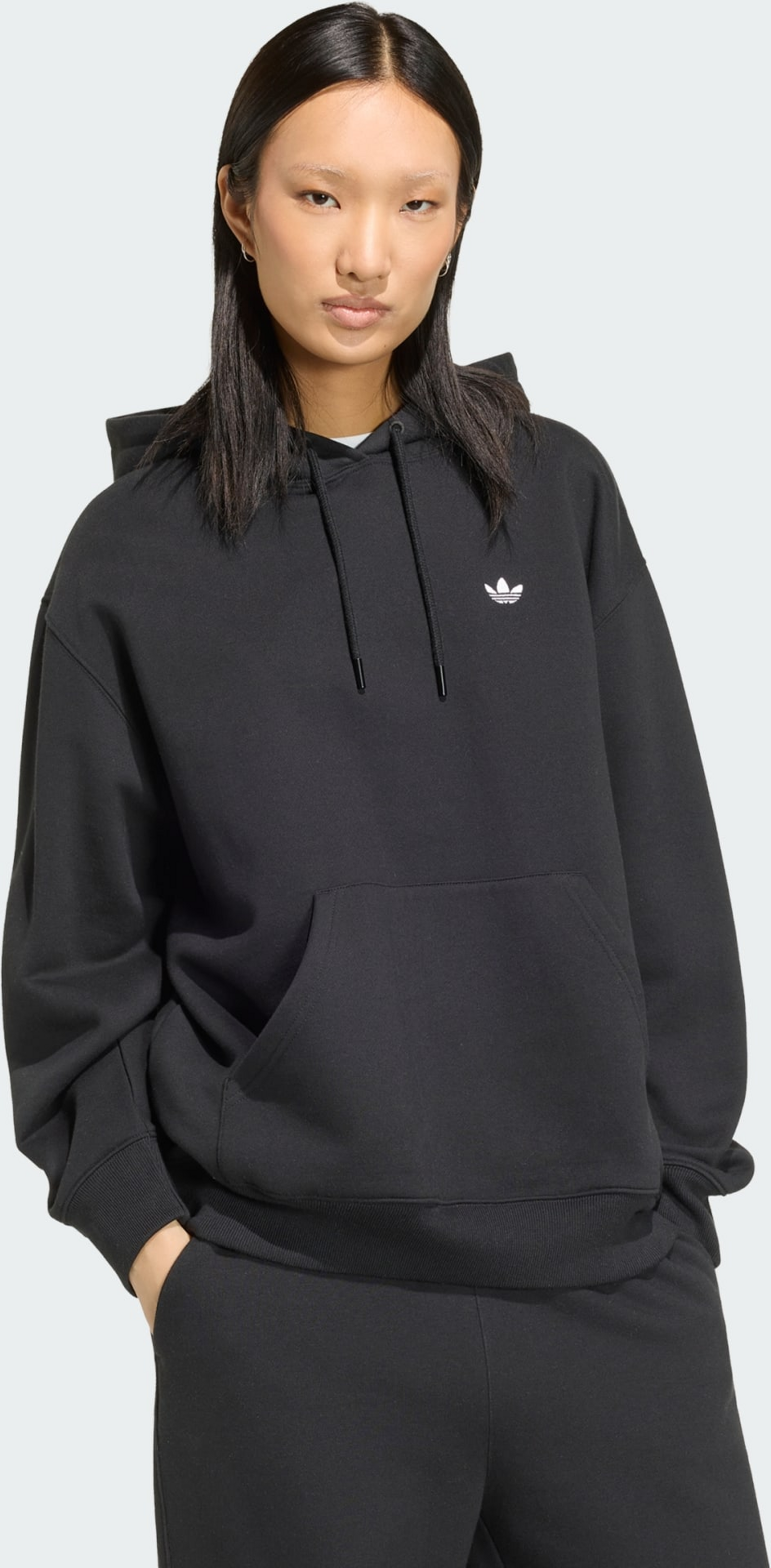 ADIDAS ORIGINALS, Adidas Originals Essentials Oversized Fleece Huvtr&ouml;ja