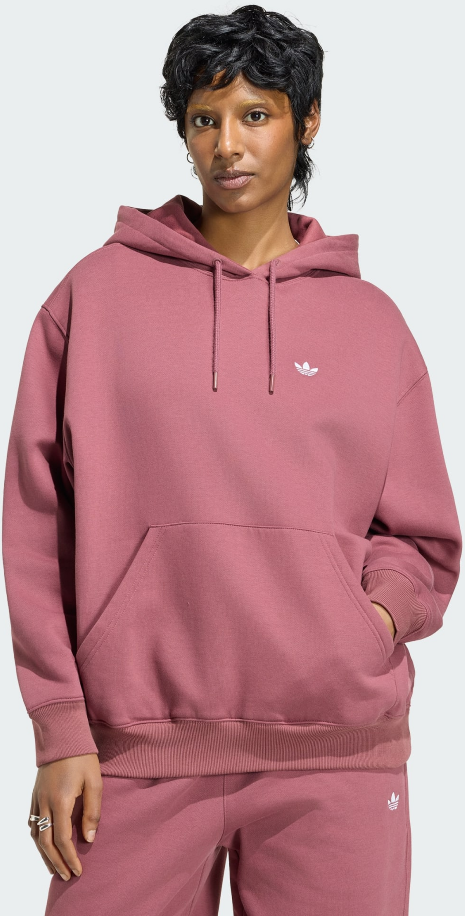 ADIDAS ORIGINALS, Adidas Originals Essentials Oversized Fleece Huvtr&ouml;ja