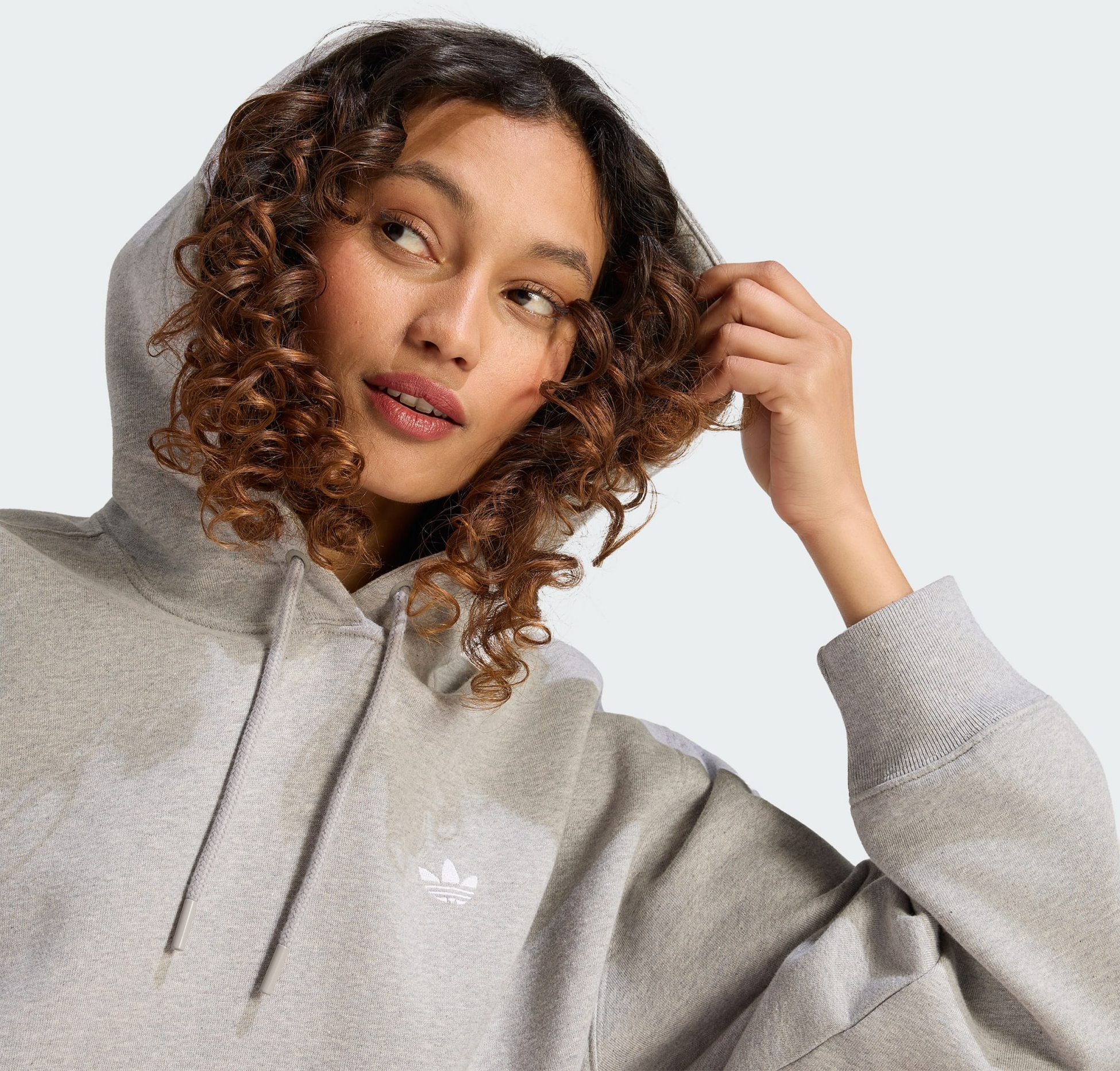 ADIDAS ORIGINALS, Adidas Originals Essentials Oversized Fleece Huvtr&ouml;ja