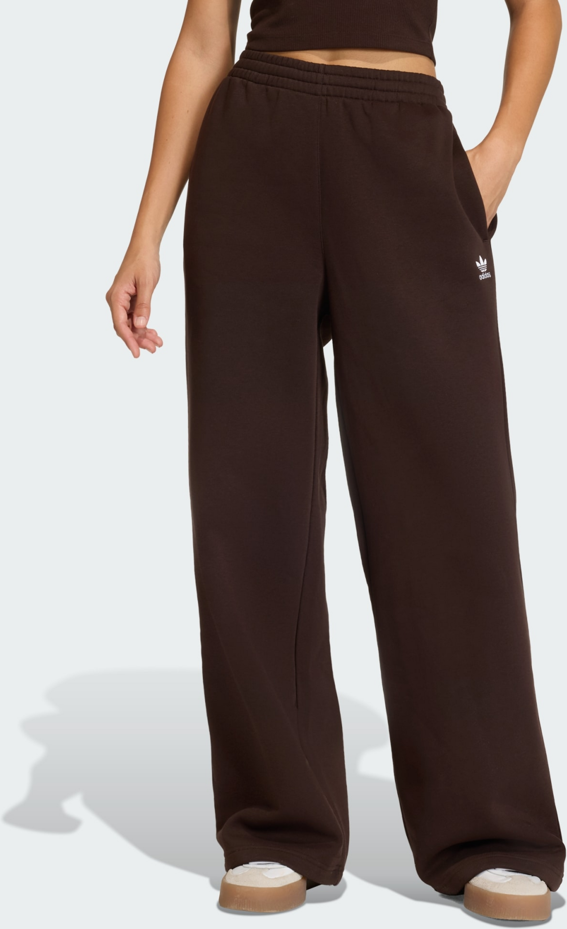 ADIDAS ORIGINALS, Adidas Originals Essentials Wide Leg Fleece Byxor