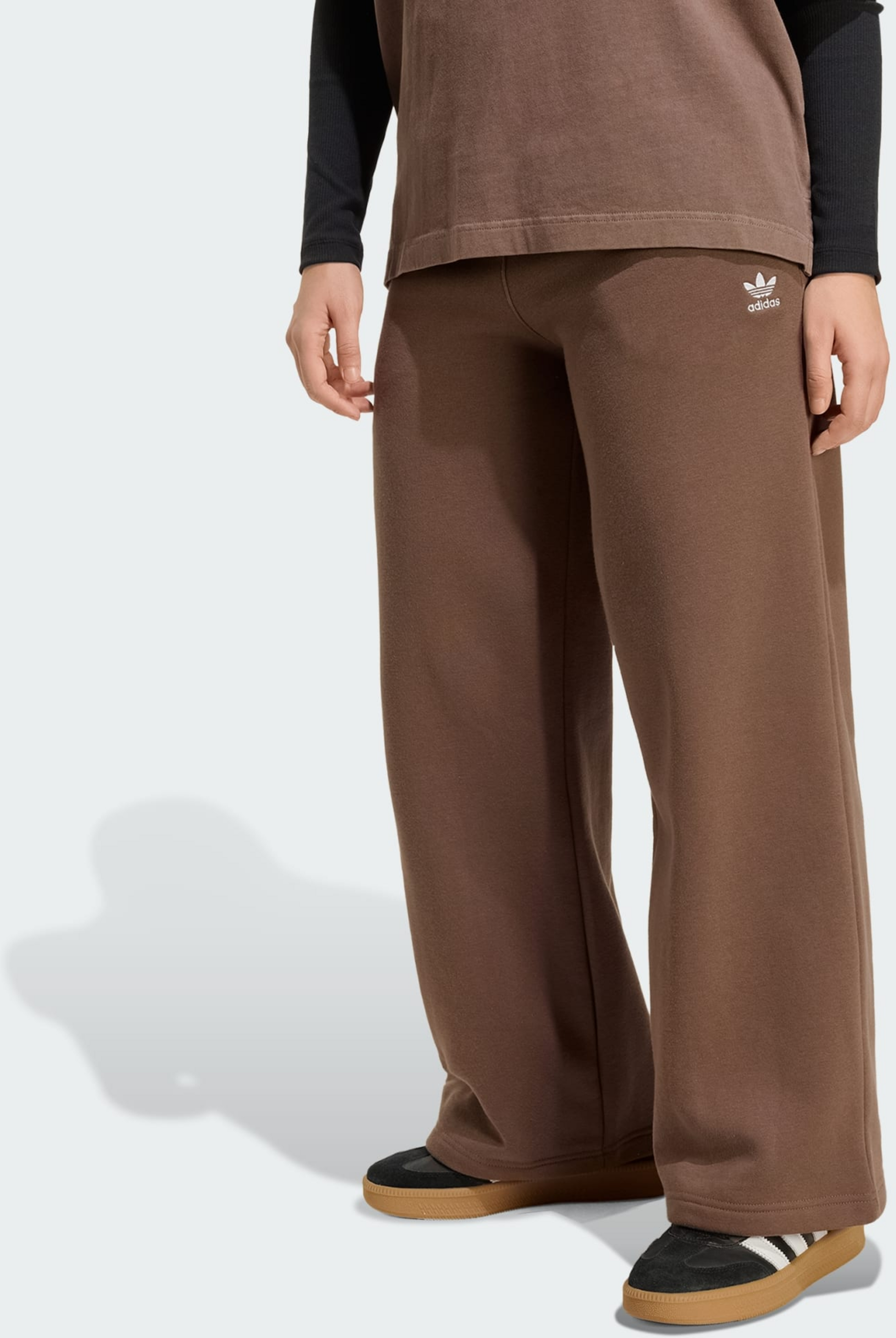 ADIDAS ORIGINALS, Adidas Originals Essentials Wide Leg Fleece Byxor