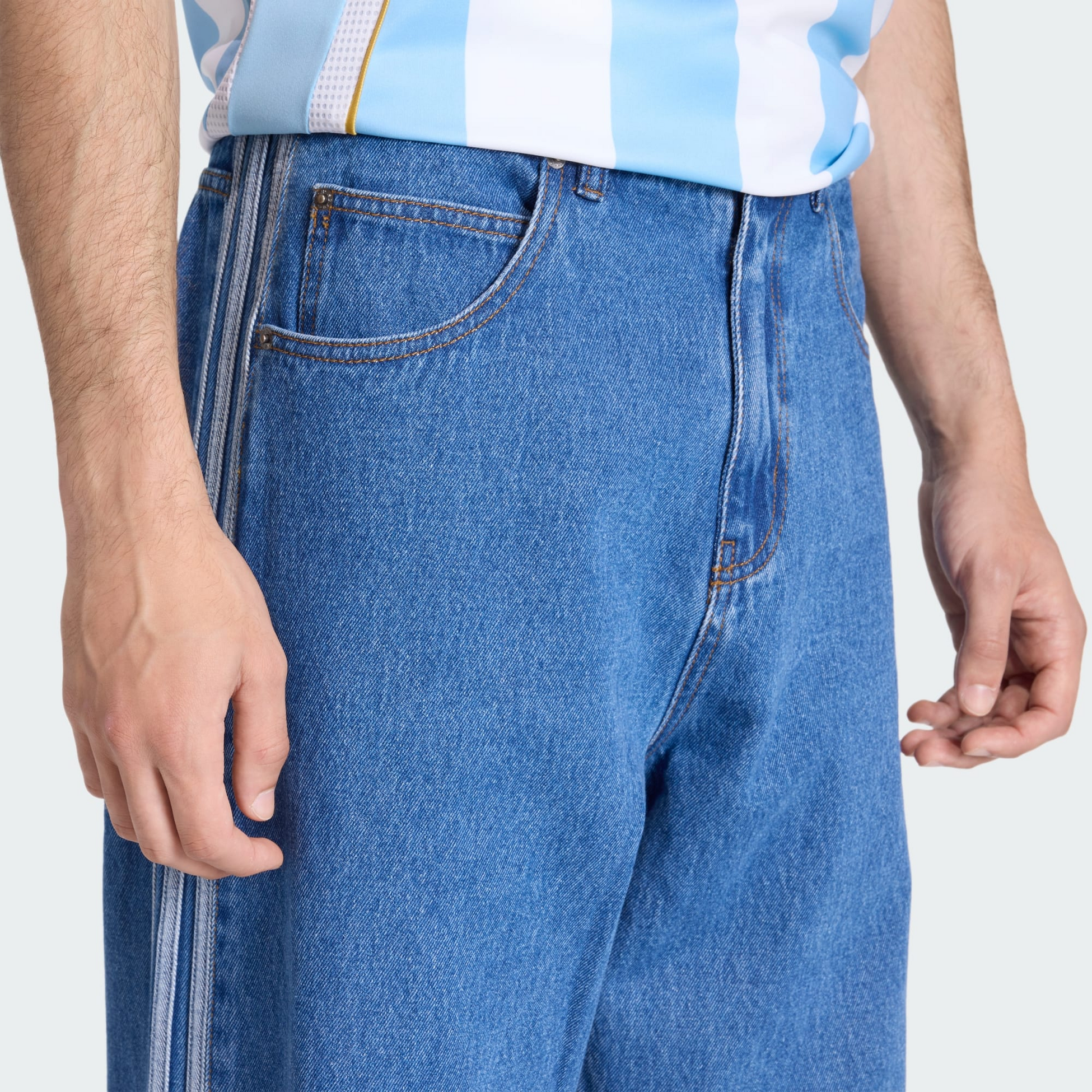ADIDAS ORIGINALS, Adidas Originals Firebird Adicolor Denim Byxor