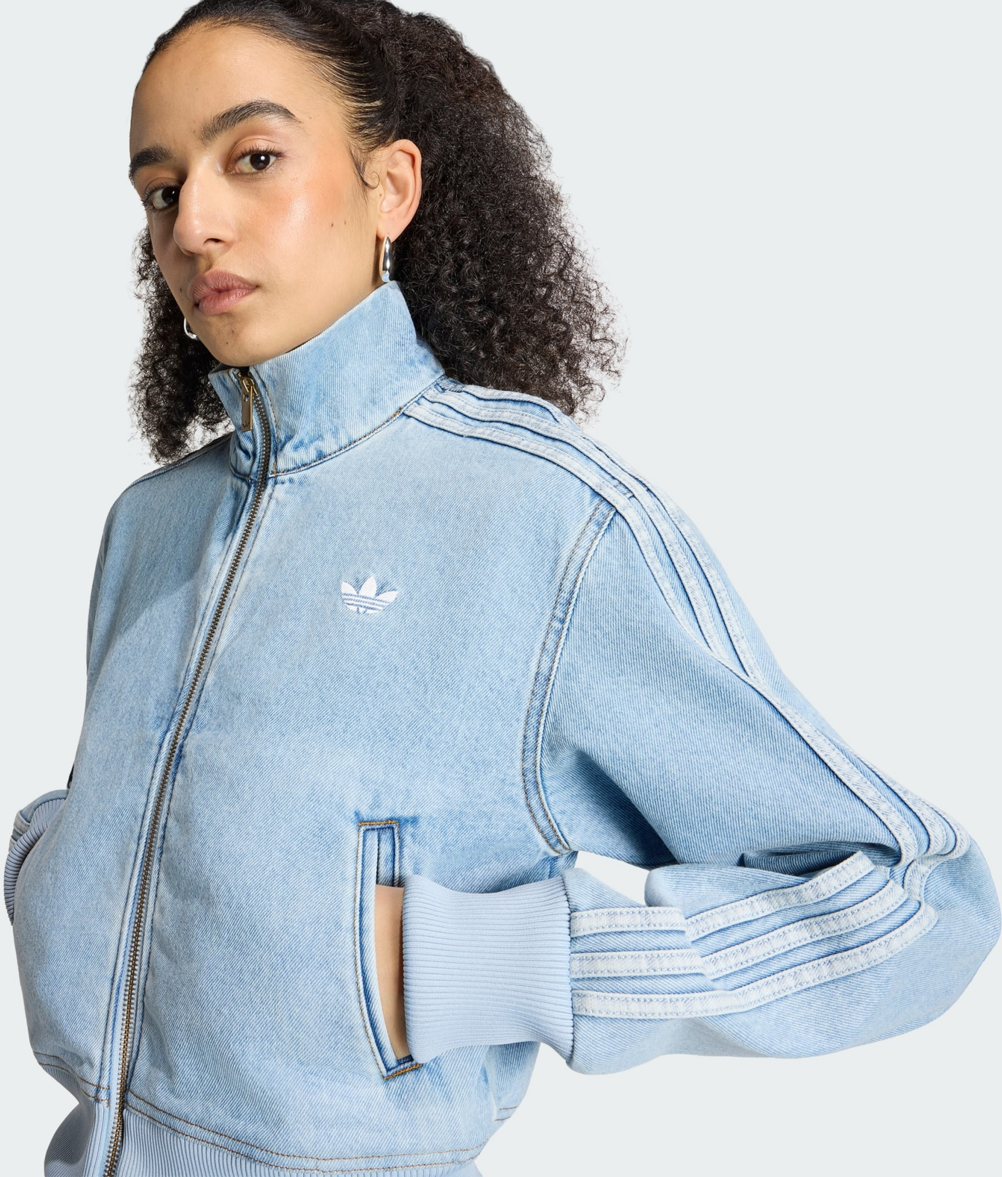 ADIDAS ORIGINALS, Adidas Originals Firebird Denim Tr&auml;ningsjacka