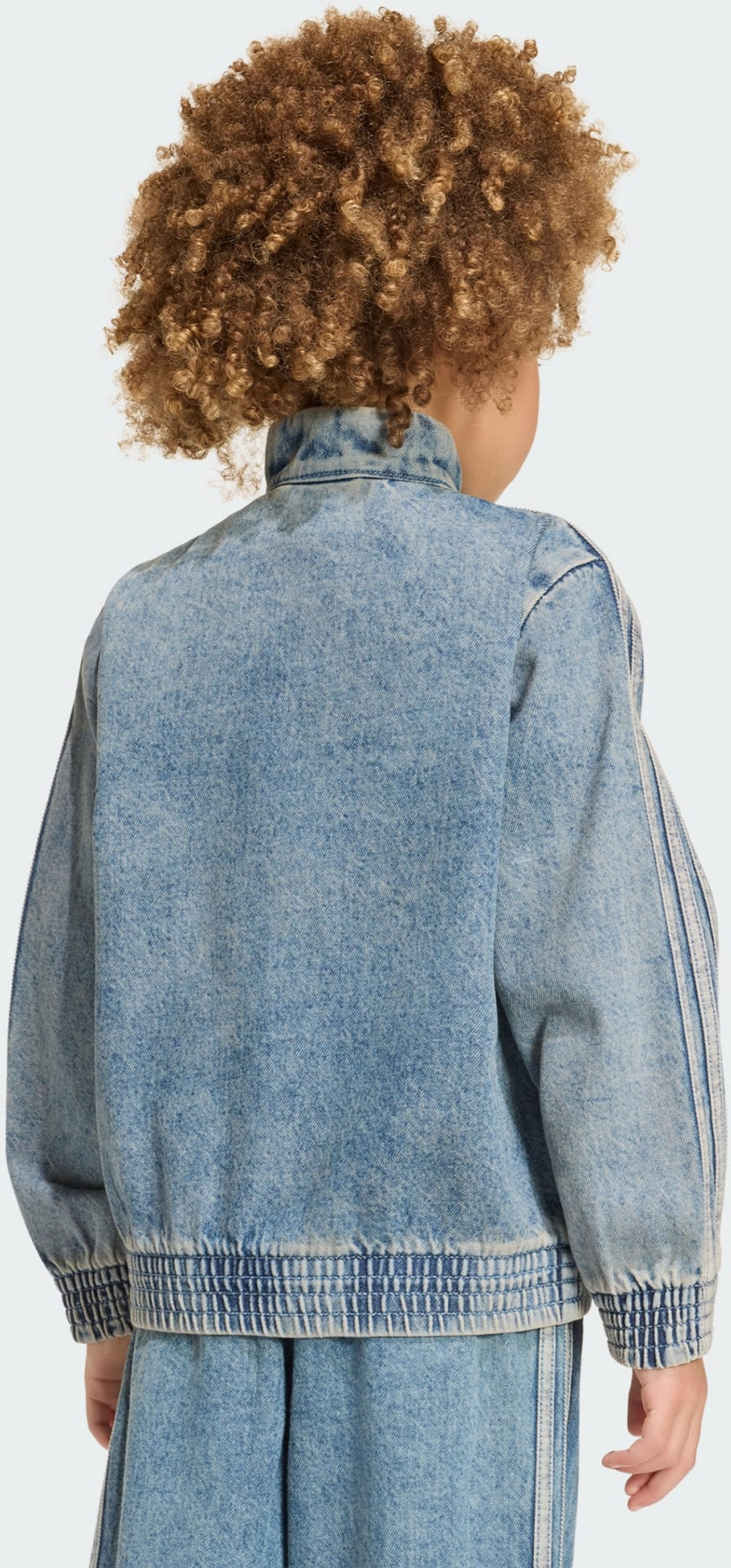 ADIDAS ORIGINALS, Adidas Originals Firebird Tr&auml;ningsjacka I Denim Med L&ouml;s Passform