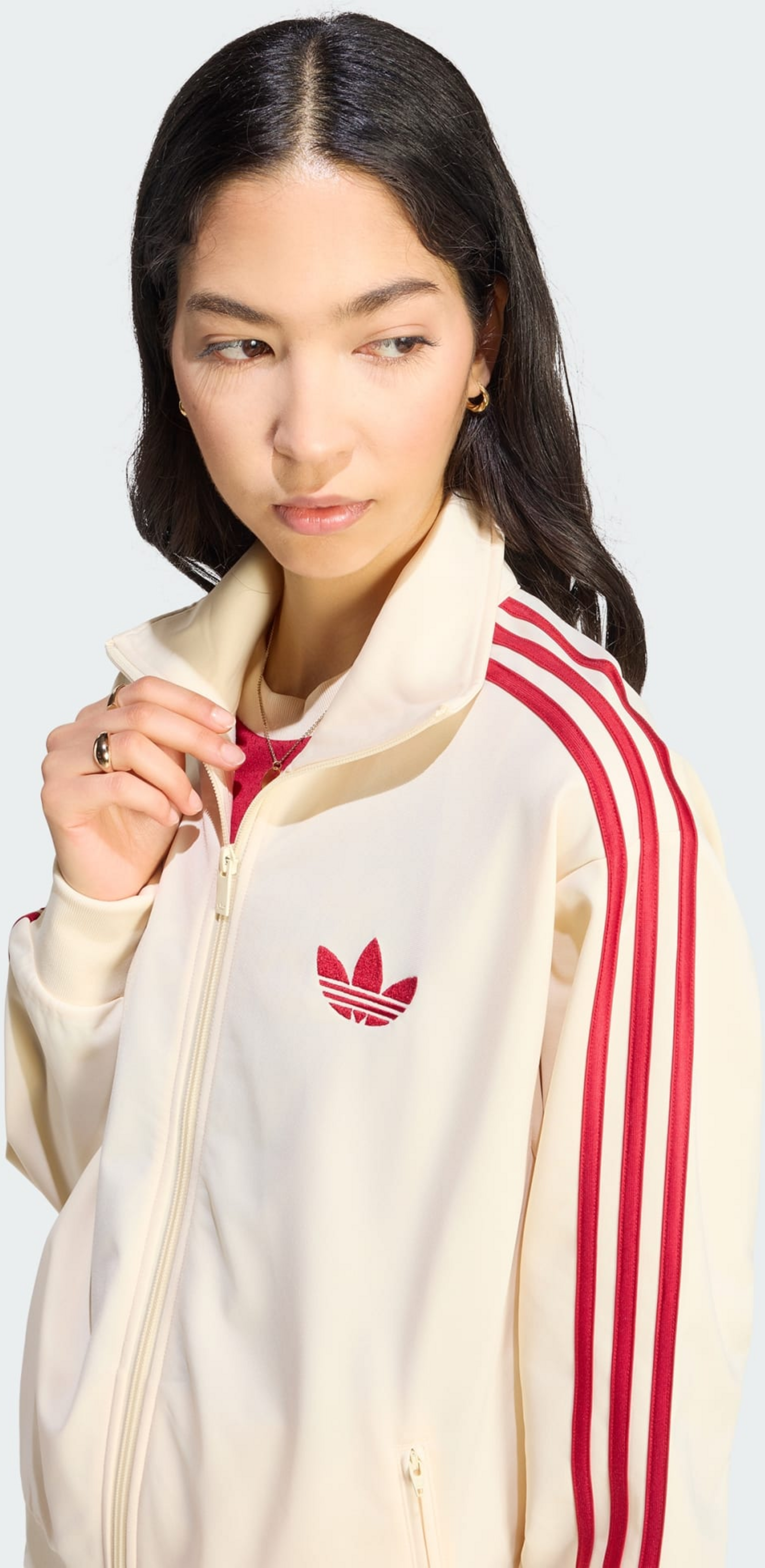 ADIDAS ORIGINALS, Adidas Originals Firebird Tr&auml;ningsjacka Med L&ouml;s Passform