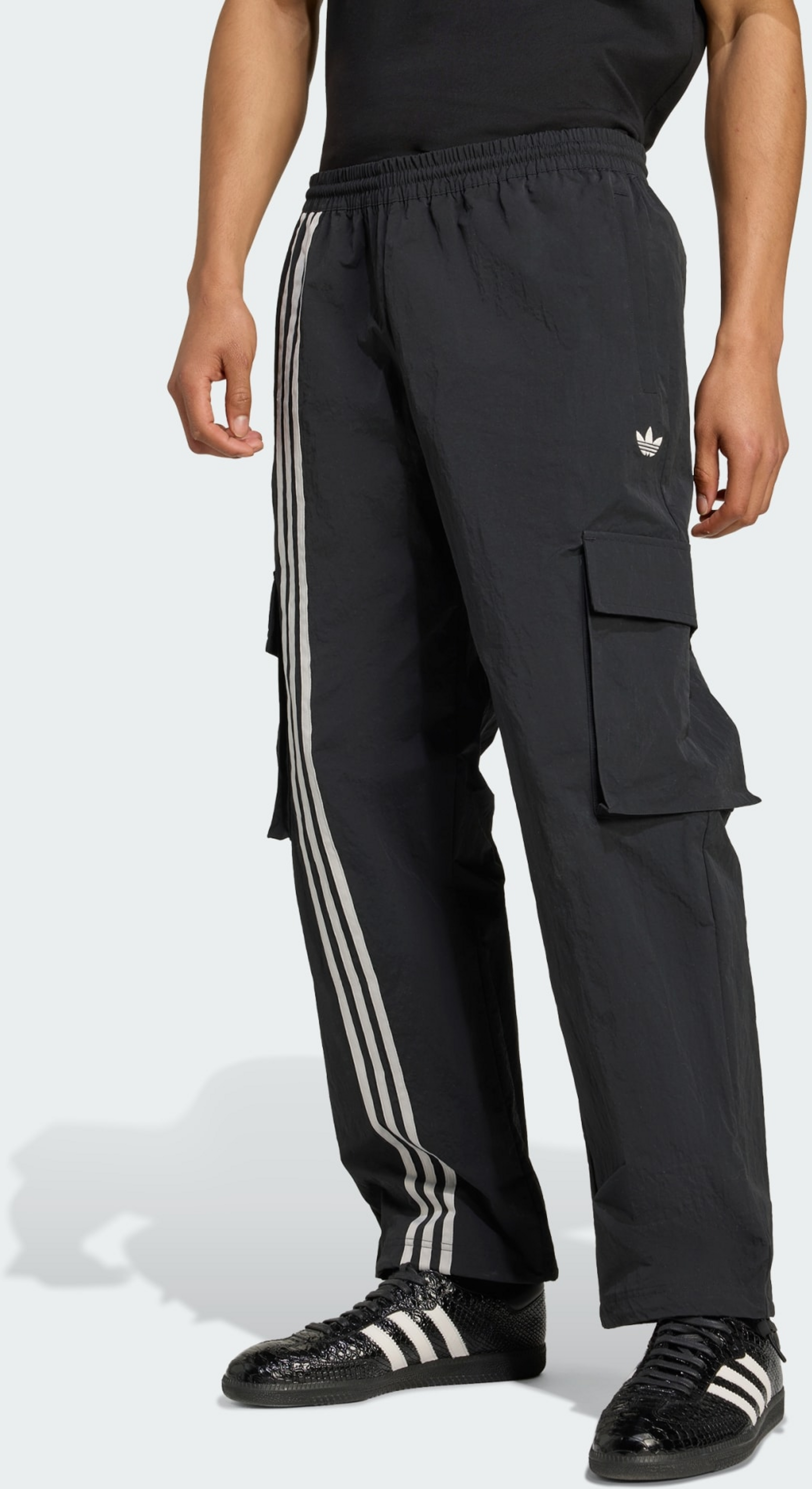 ADIDAS ORIGINALS, Adidas Originals Front Stripes Woven Cargobyxor