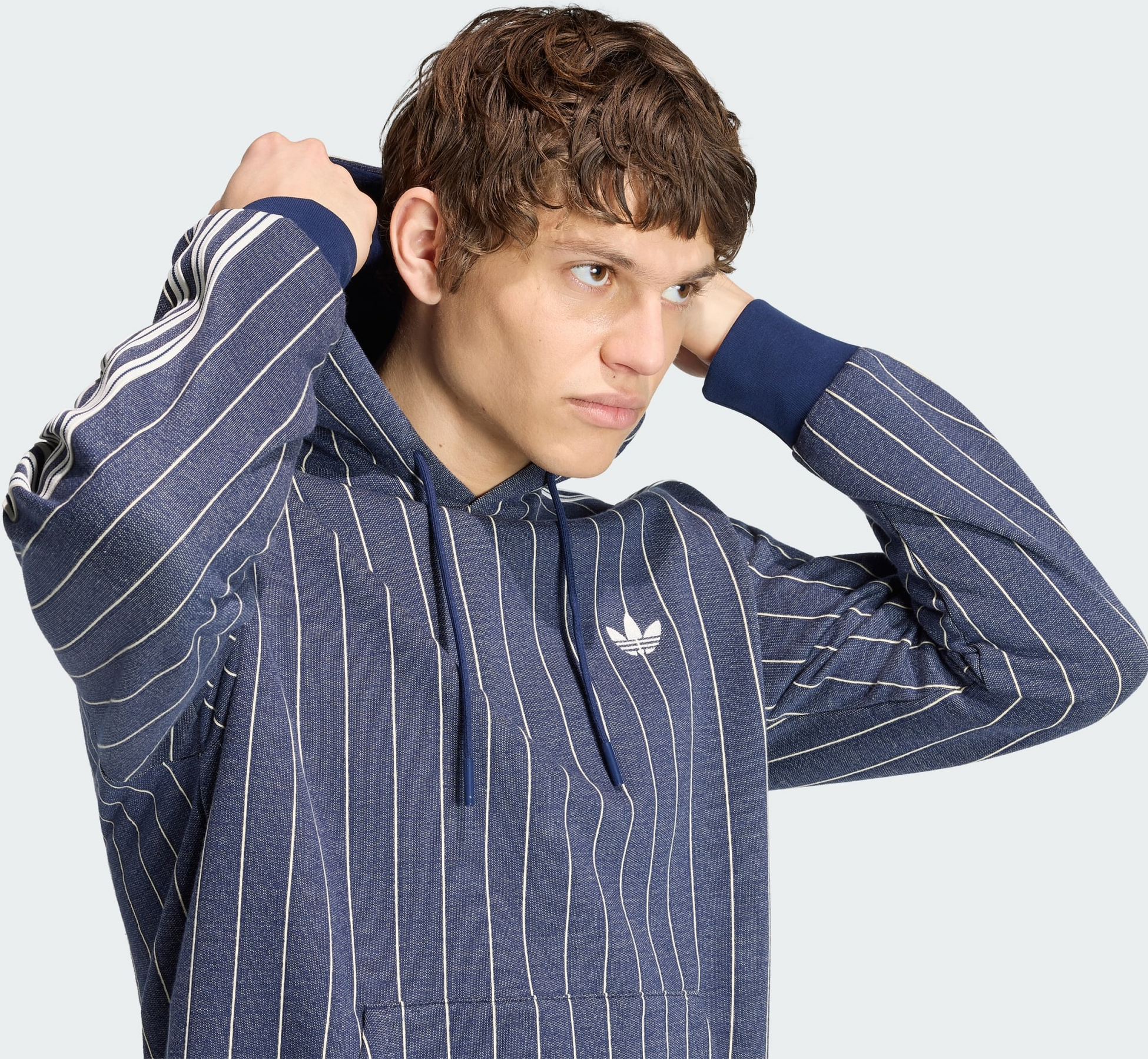 ADIDAS ORIGINALS, Adidas Originals Huvtr&ouml;ja Med Kritstrecksr&auml;nder