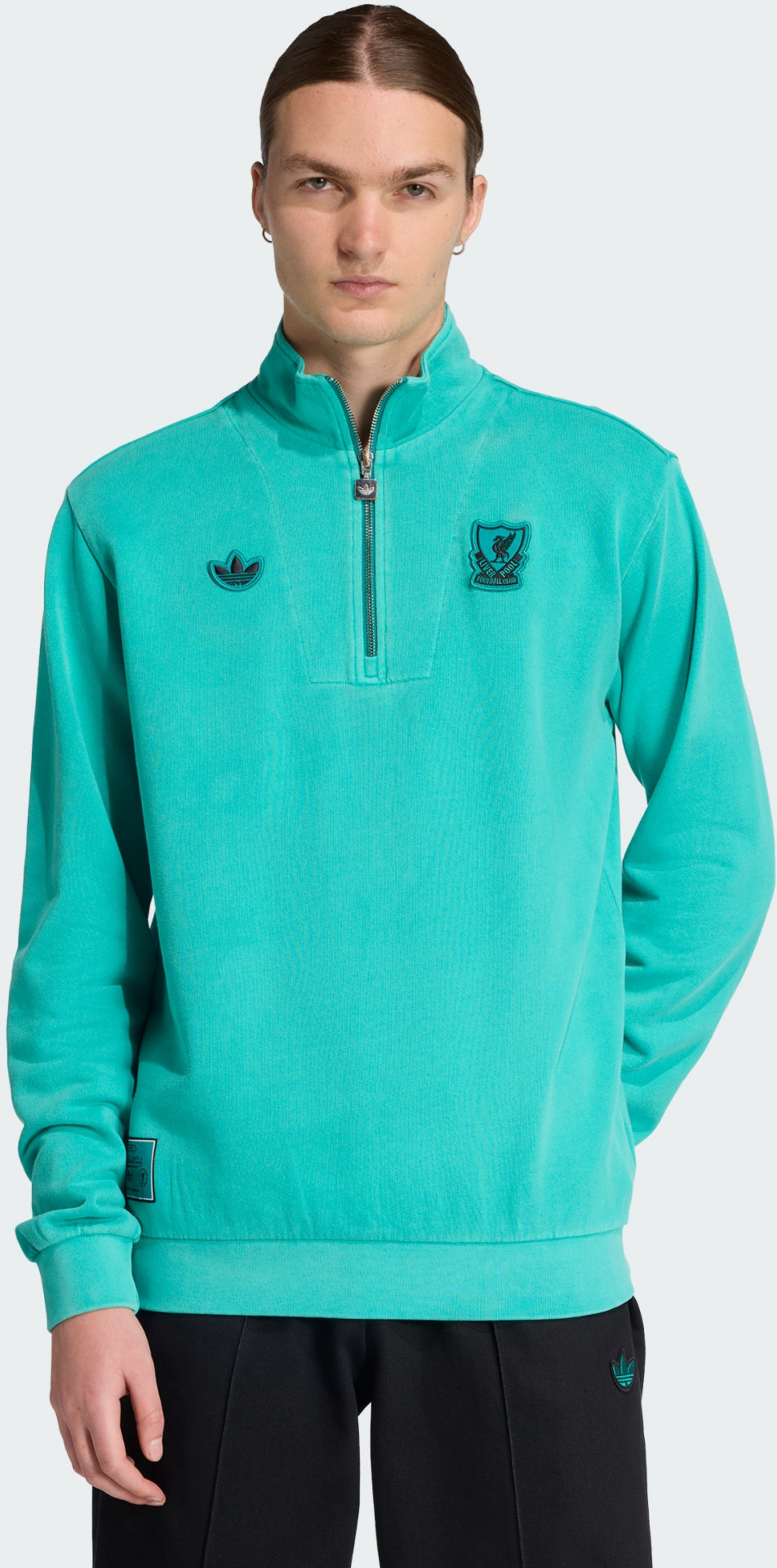 ADIDAS ORIGINALS, Adidas Originals Liverpool Fc Terrace Icons Jacka Med Halv Dragkedja