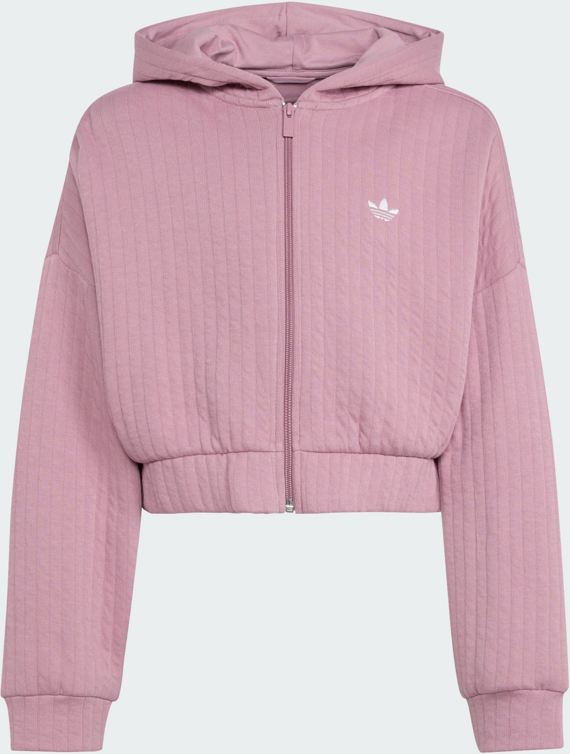 ADIDAS ORIGINALS, Adidas Originals Loose Padded Rib Zip Huvtr&ouml;ja