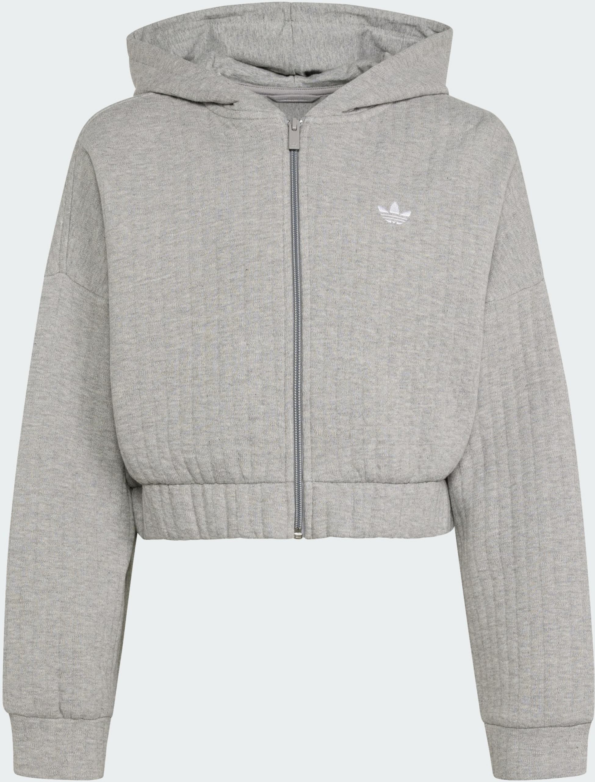 ADIDAS ORIGINALS, Adidas Originals Loose Padded Rib Zip Huvtr&ouml;ja