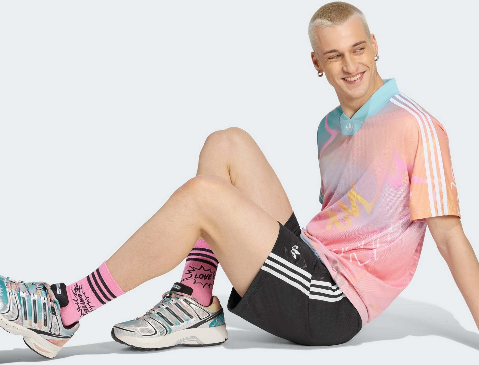 ADIDAS ORIGINALS, Adidas Originals Love Unites Emb 3s Shorts