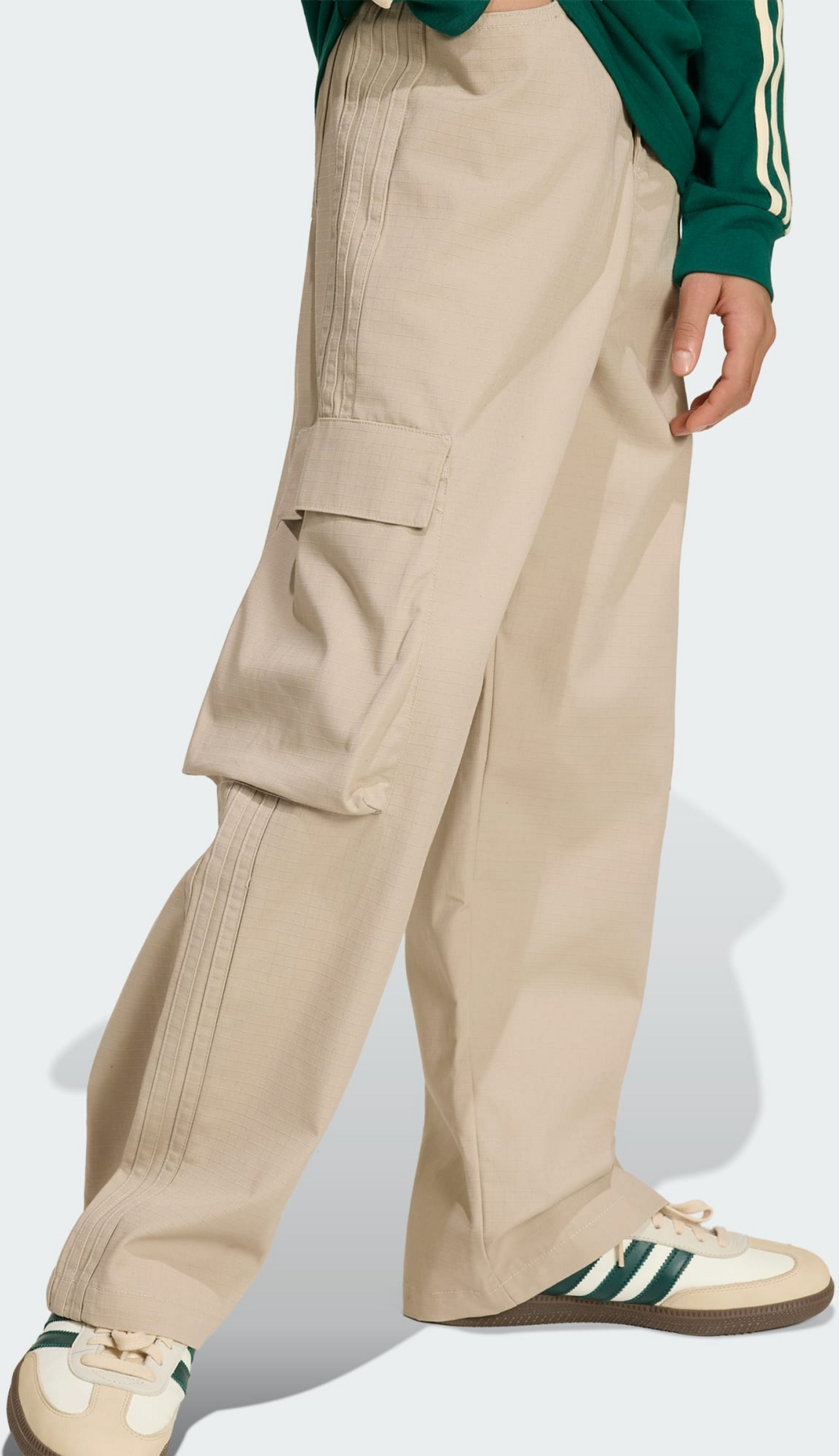 ADIDAS ORIGINALS, Adidas Originals Oversized Ripstop Cargobyxor