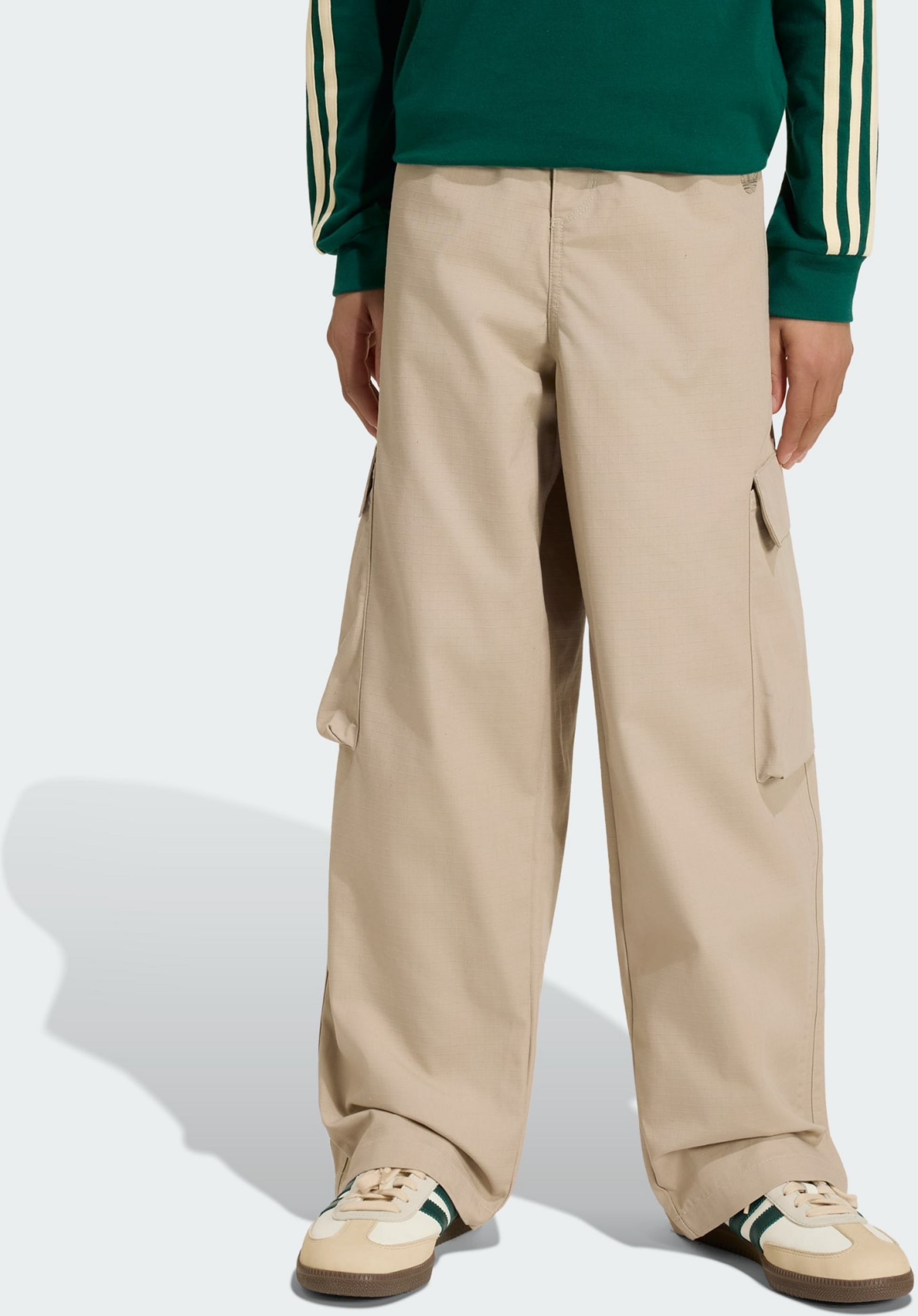 ADIDAS ORIGINALS, Adidas Originals Oversized Ripstop Cargobyxor