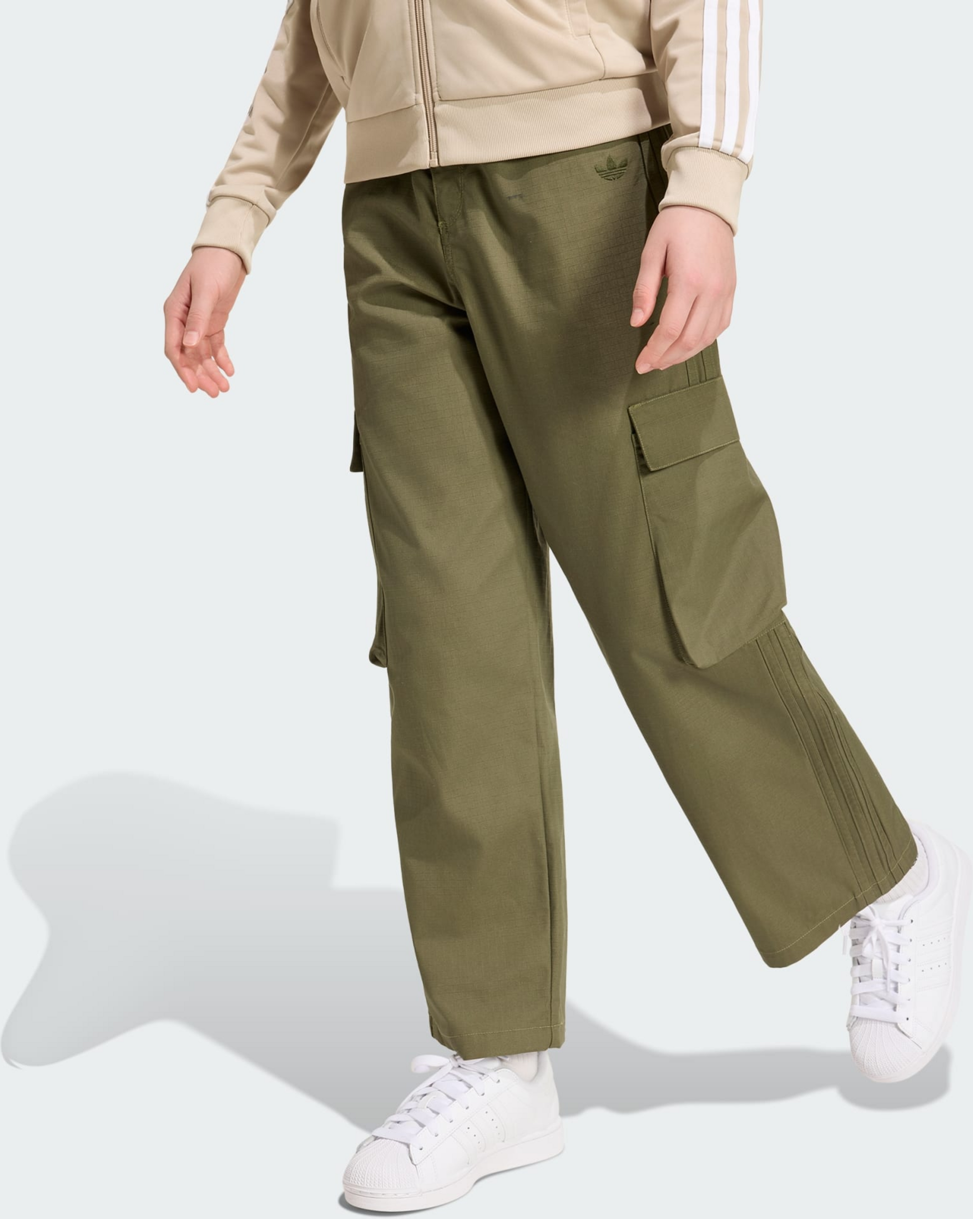ADIDAS ORIGINALS, Adidas Originals Oversized Ripstop Cargobyxor