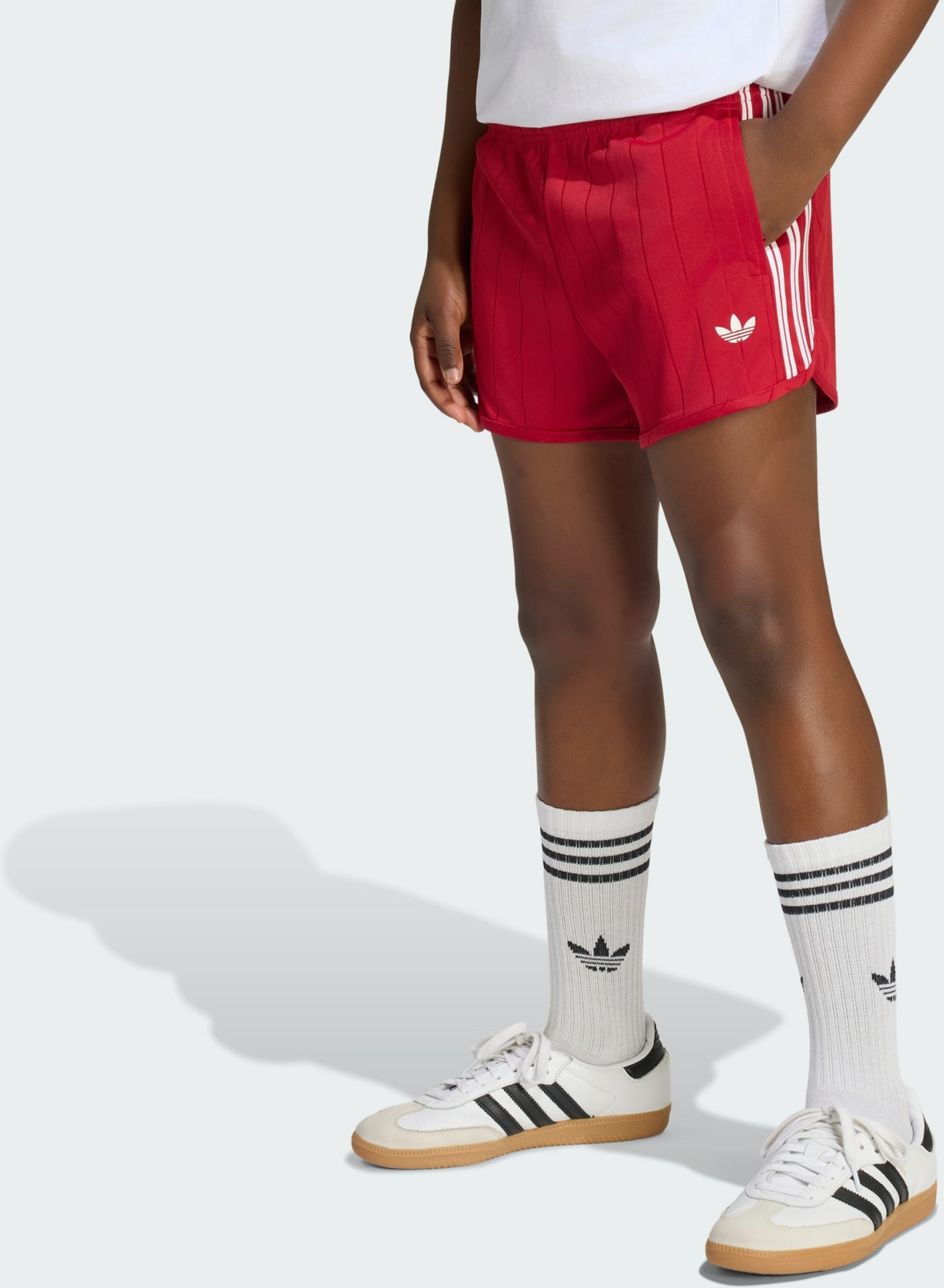 ADIDAS ORIGINALS, Adidas Originals Pinstripe L&ouml;parshorts