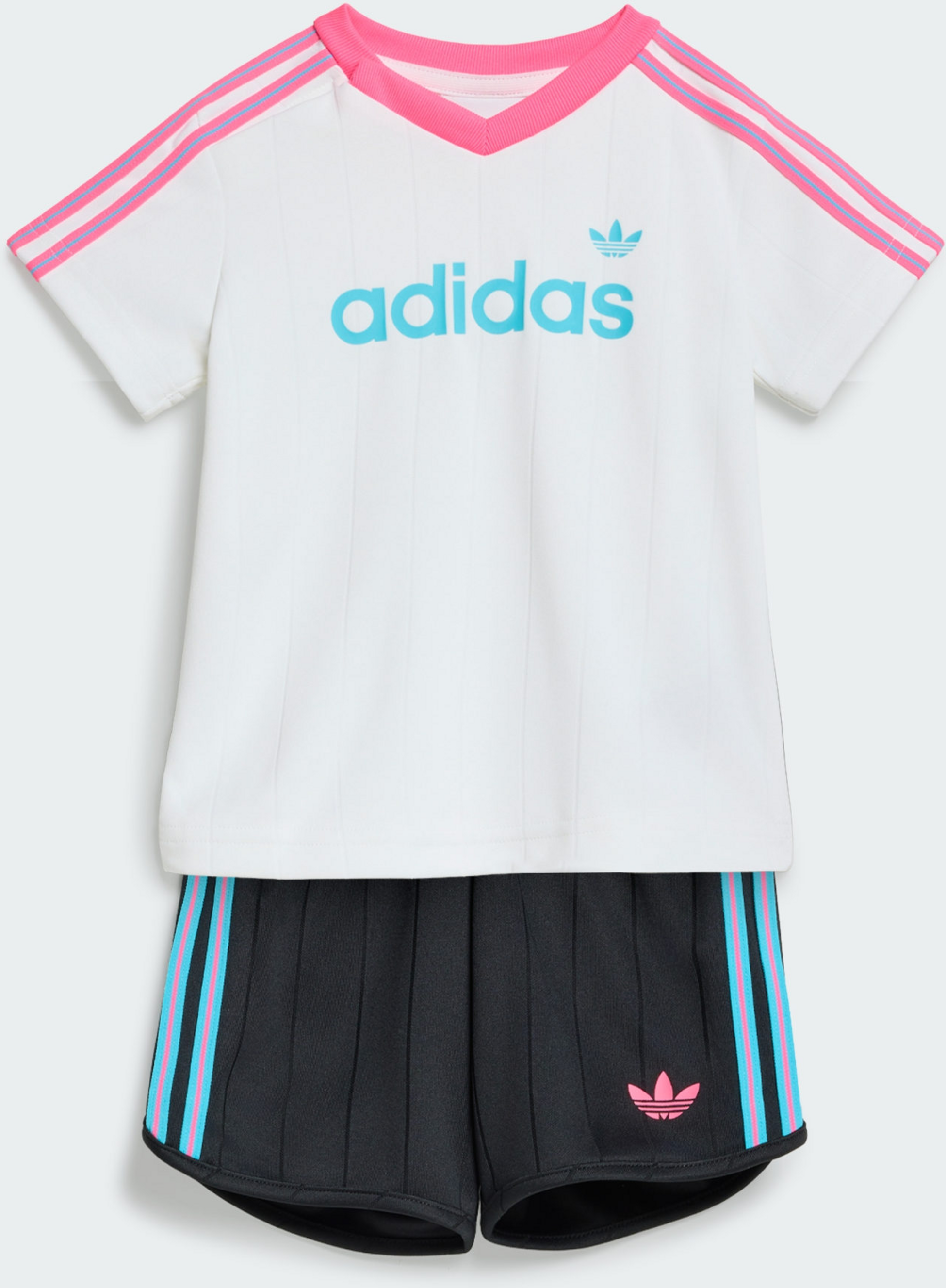 ADIDAS ORIGINALS, Adidas Originals Pinstripes Sprinter Set Med Shorts Och T-shirt