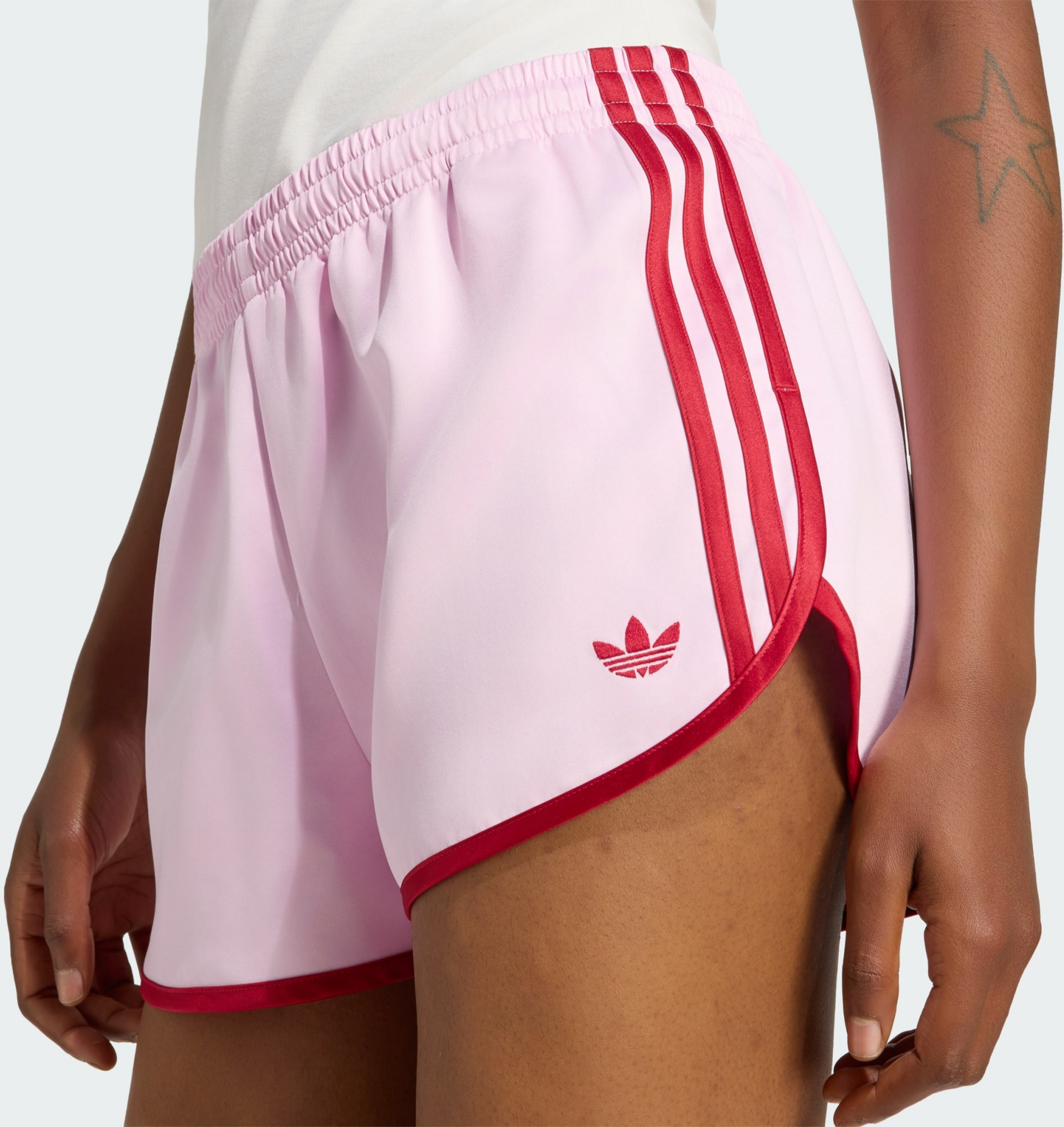 ADIDAS ORIGINALS, Adidas Originals Satin 3s Sprinter Shorts