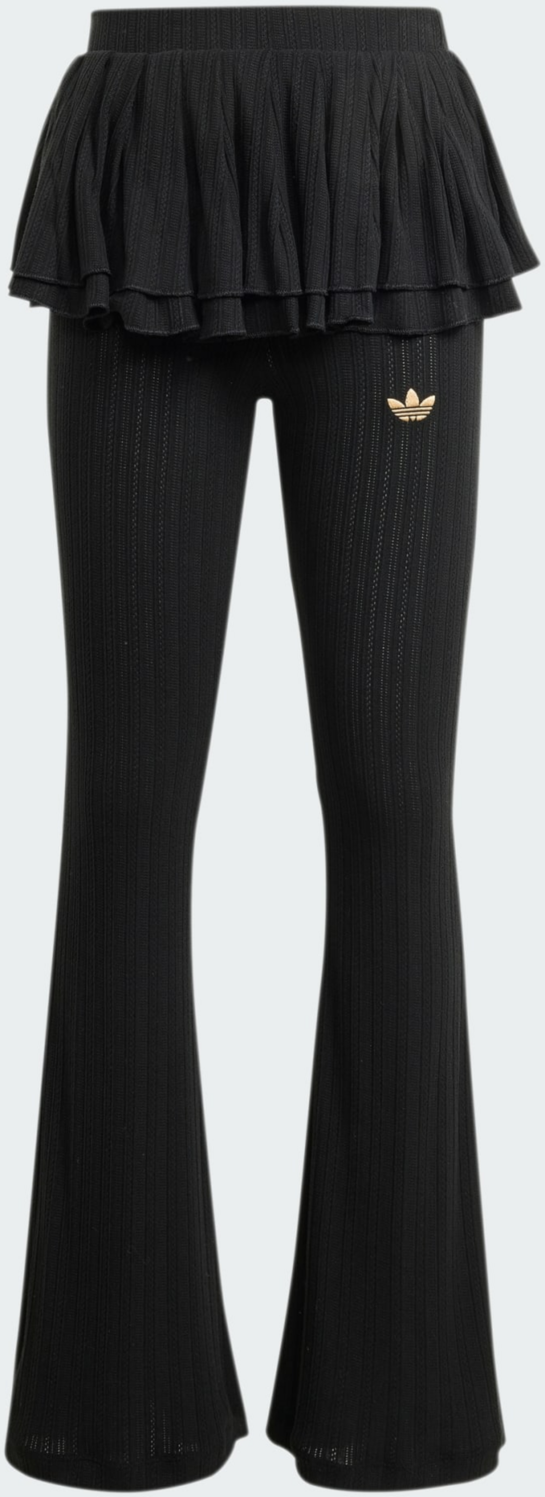 ADIDAS ORIGINALS, Adidas Originals Slim Ruffle Stickade Leggings