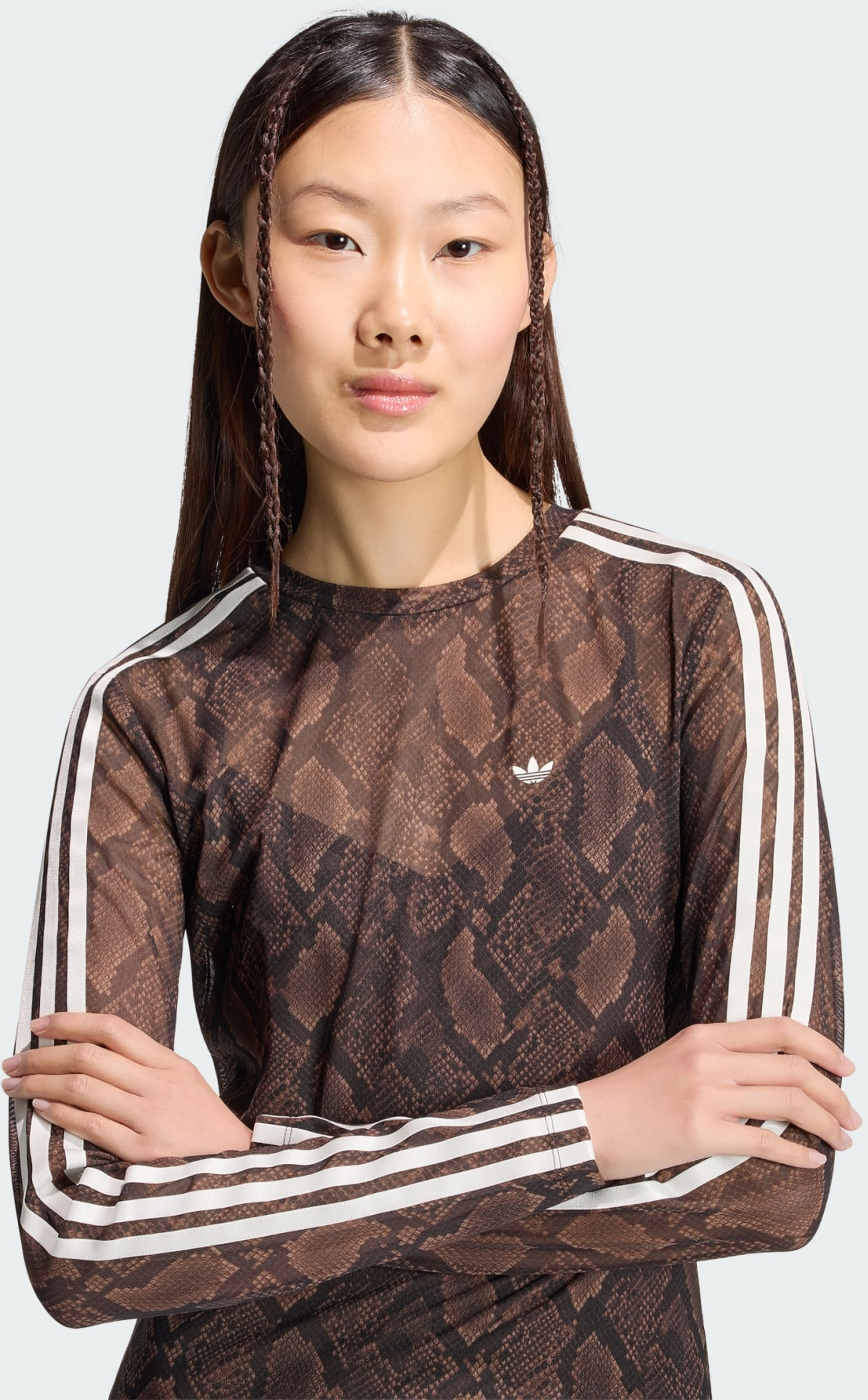 ADIDAS ORIGINALS, Adidas Originals Snake Print Maxikl&auml;nning