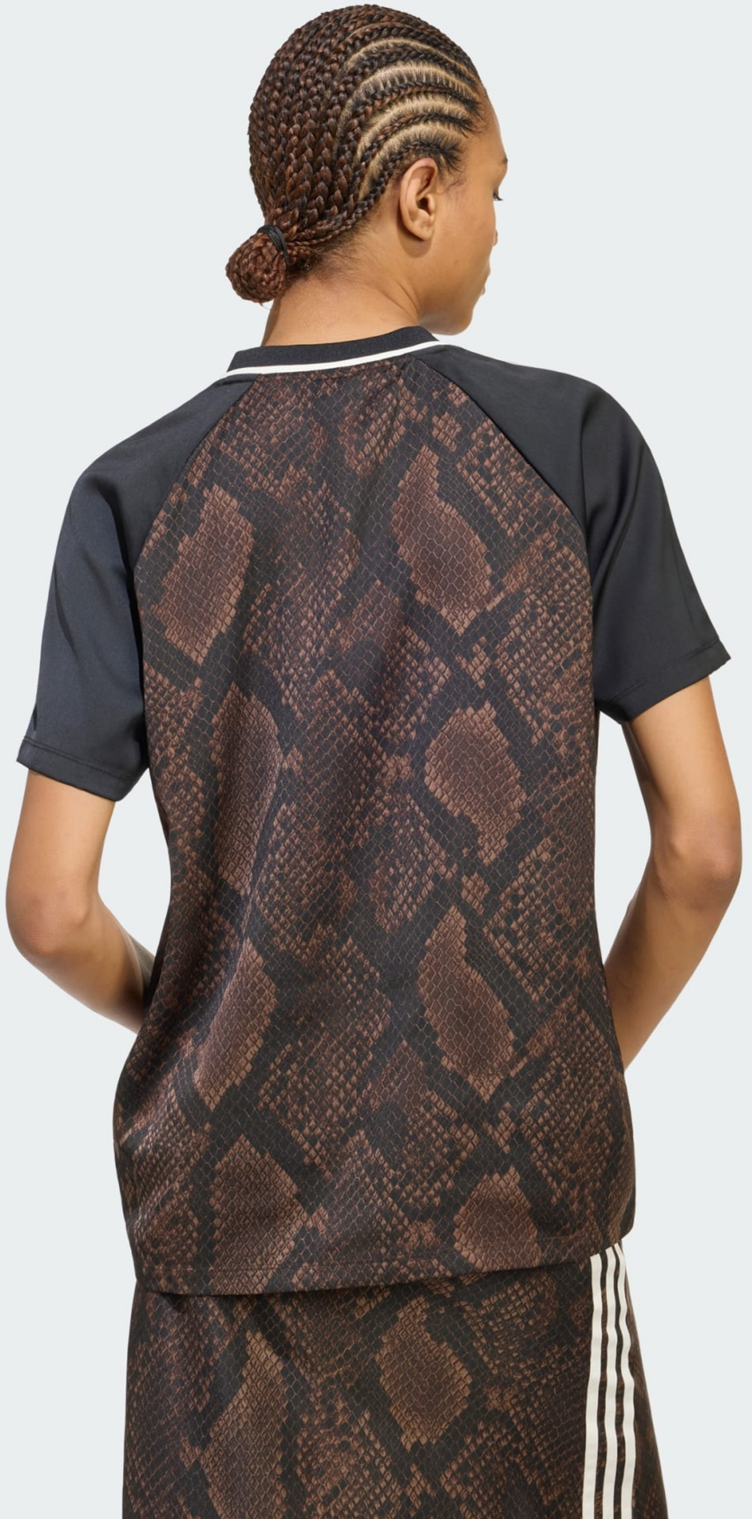 ADIDAS ORIGINALS, Adidas Originals Snake Print Satin Tr&ouml;ja