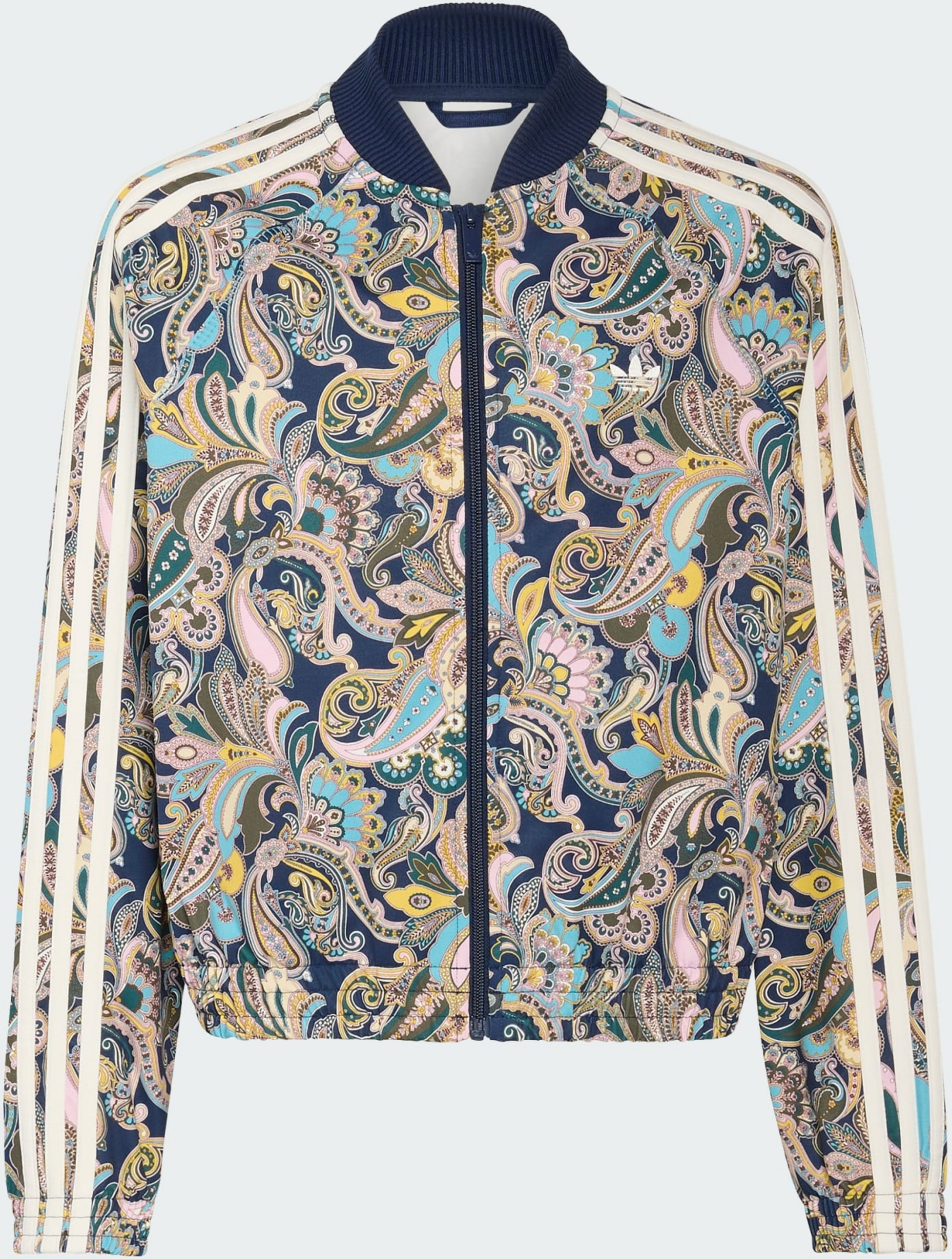 ADIDAS ORIGINALS, Adidas Originals Sst Loose Cropped Paisley Tr&auml;ningsjacka