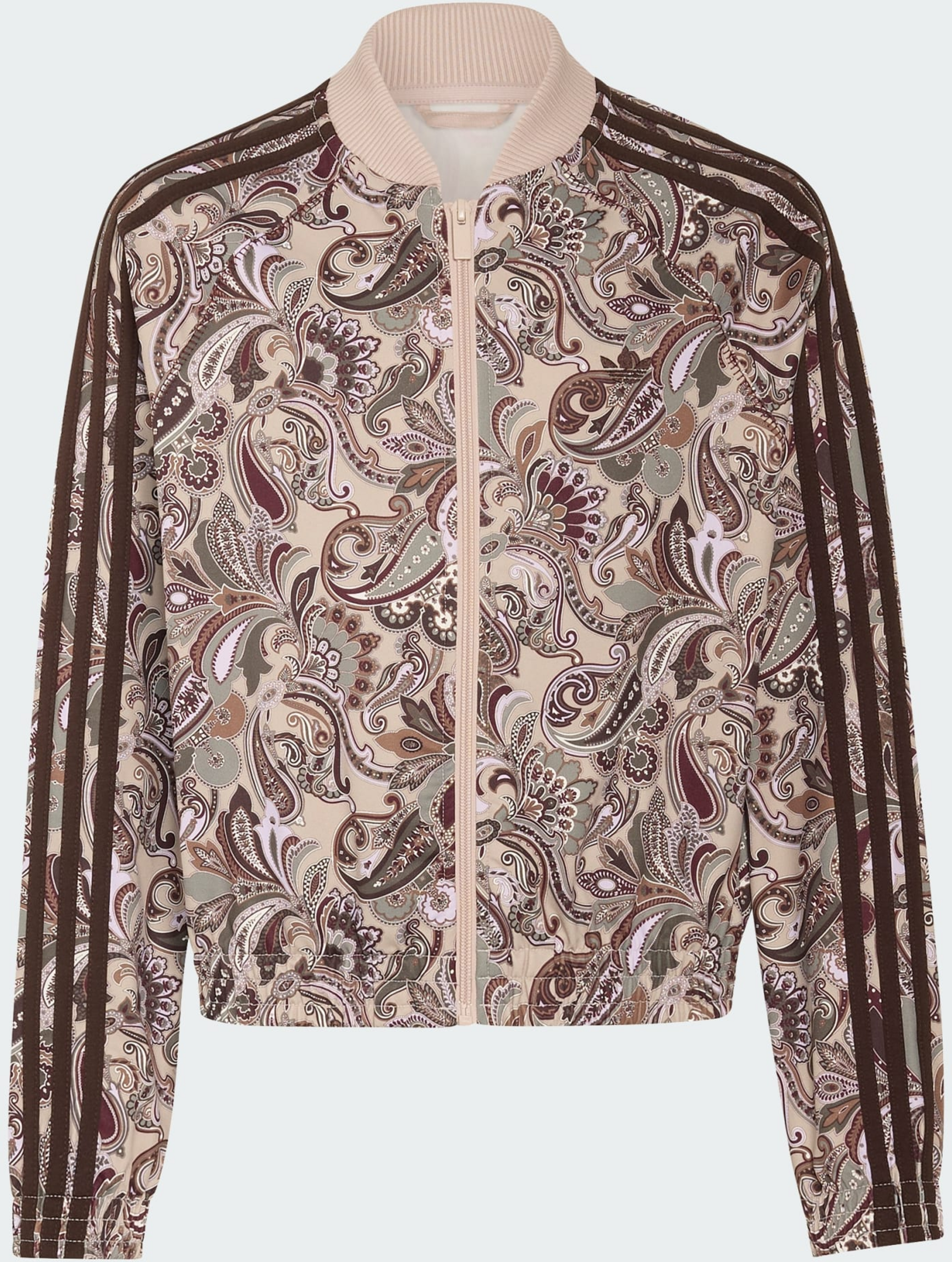 ADIDAS ORIGINALS, Adidas Originals Sst Loose Cropped Paisley Tr&auml;ningsjacka