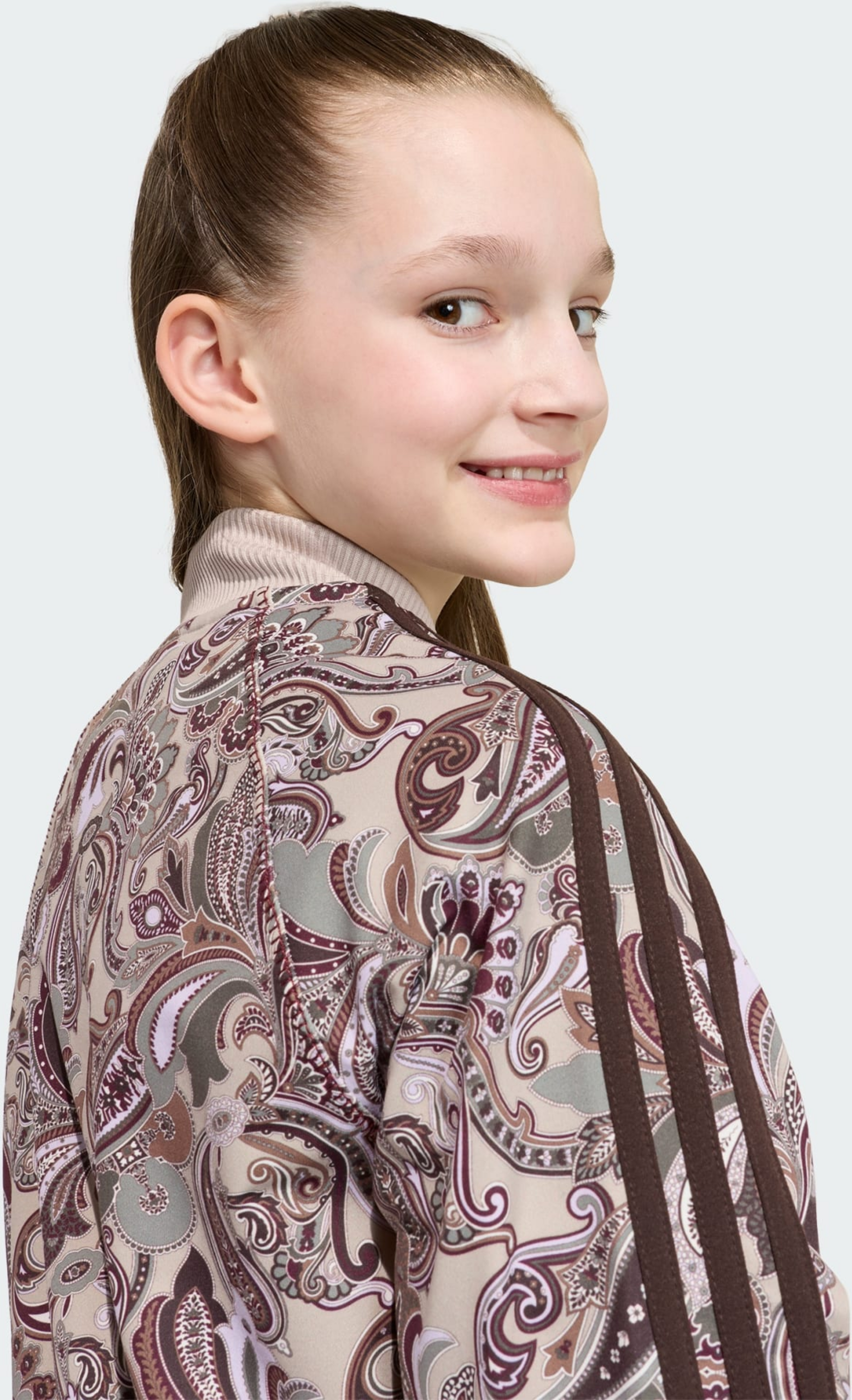 ADIDAS ORIGINALS, Adidas Originals Sst Loose Cropped Paisley Tr&auml;ningsjacka