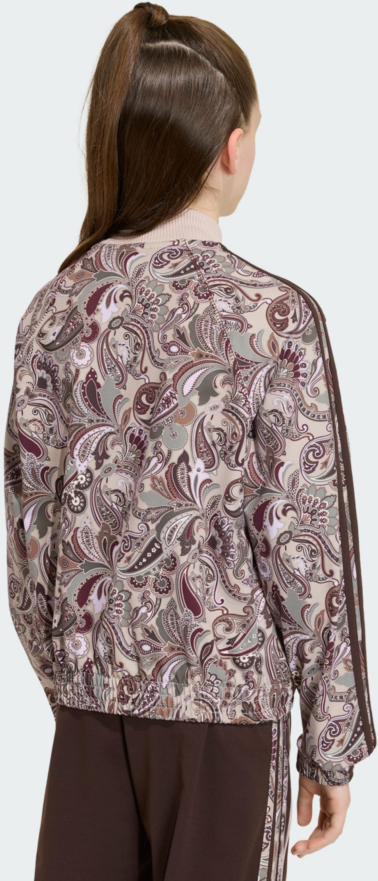 ADIDAS ORIGINALS, Adidas Originals Sst Loose Cropped Paisley Tr&auml;ningsjacka