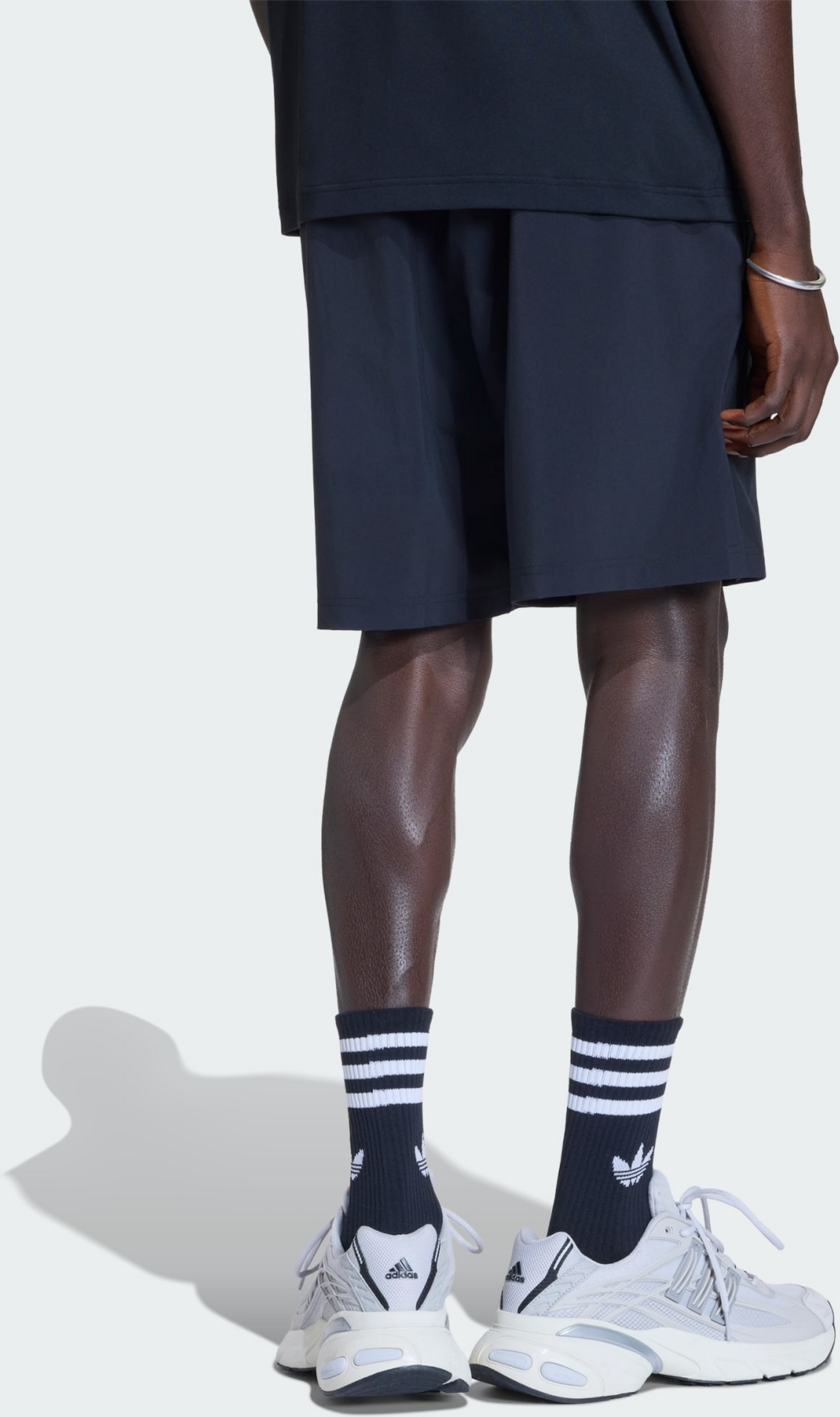 ADIDAS ORIGINALS, Adidas Originals Tech Trefoil Essentials Polyester Shorts