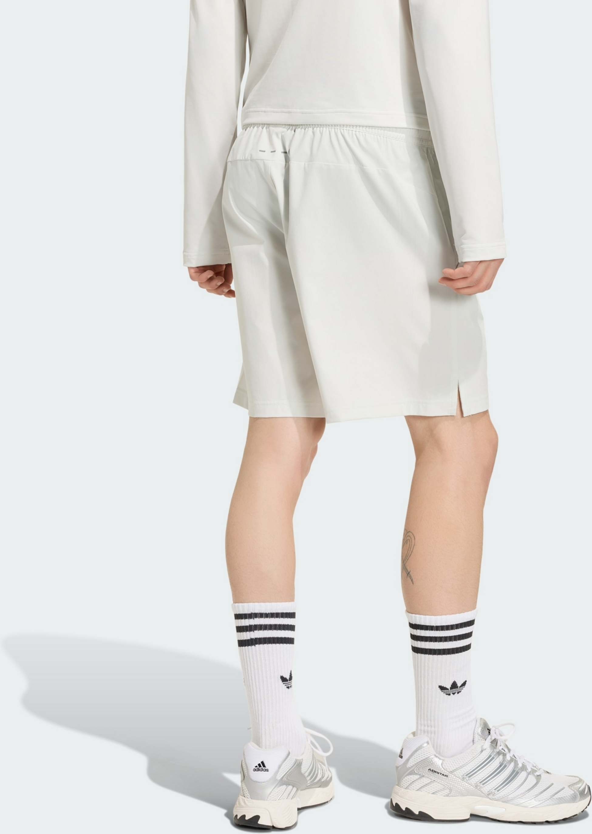 ADIDAS ORIGINALS, Adidas Originals Tech Trefoil Essentials Polyester Shorts