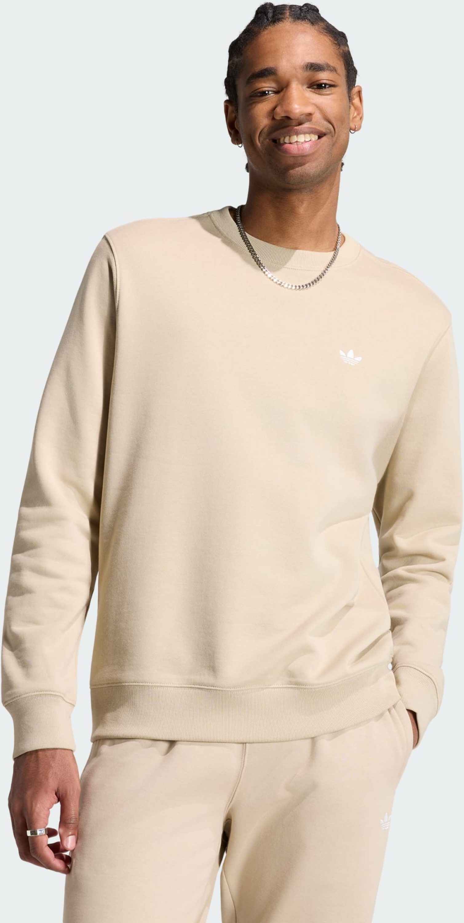 ADIDAS ORIGINALS, Adidas Originals Trefoil Essentials Crew Tr&ouml;ja I Sweatshirttyg