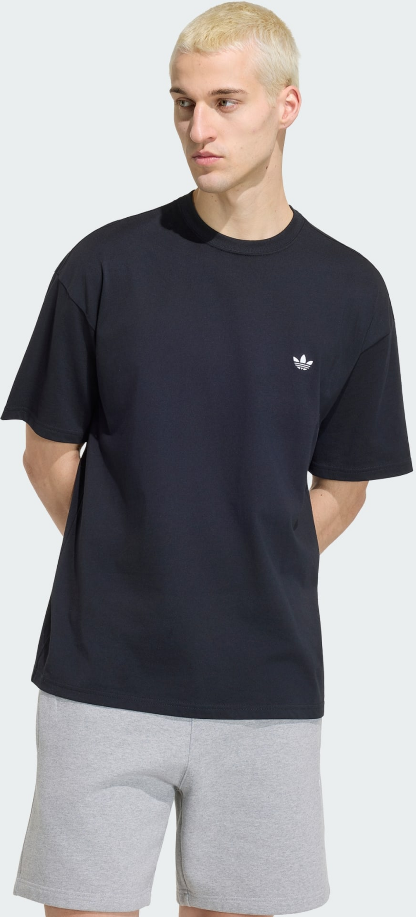 ADIDAS ORIGINALS, Adidas Originals Trefoil Essentials Loose Dropped Shoulder T-shirt